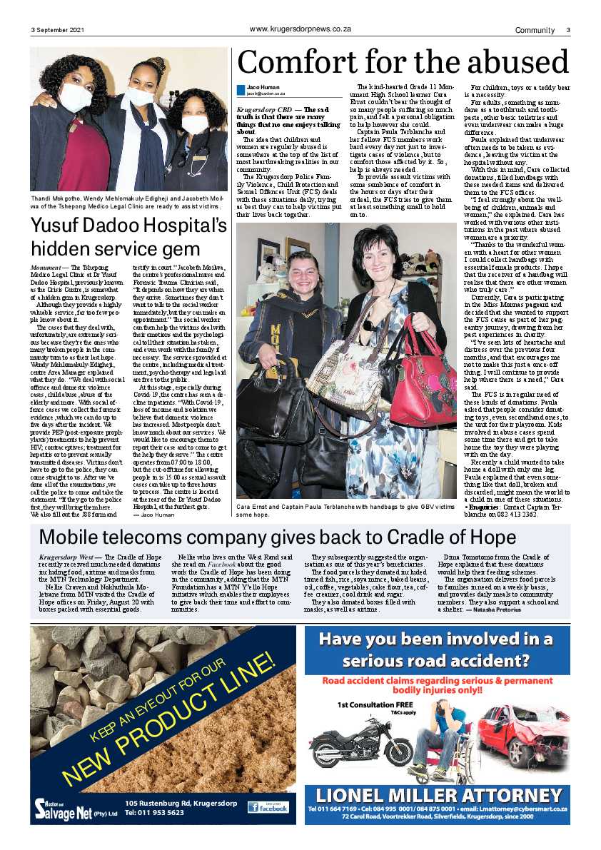 Krugersdorp News 3 September 2021 page 3