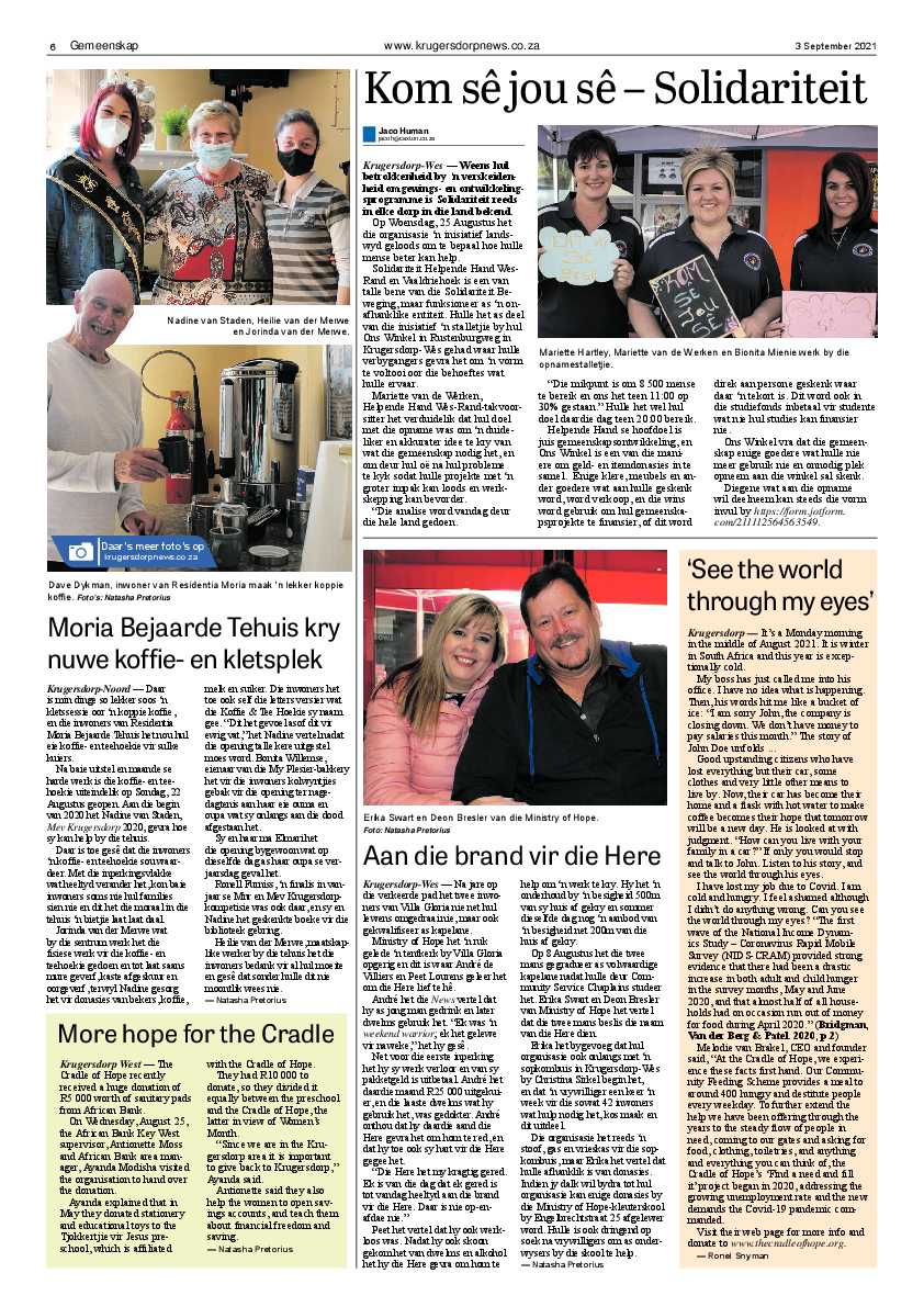Krugersdorp News 3 September 2021 page 6