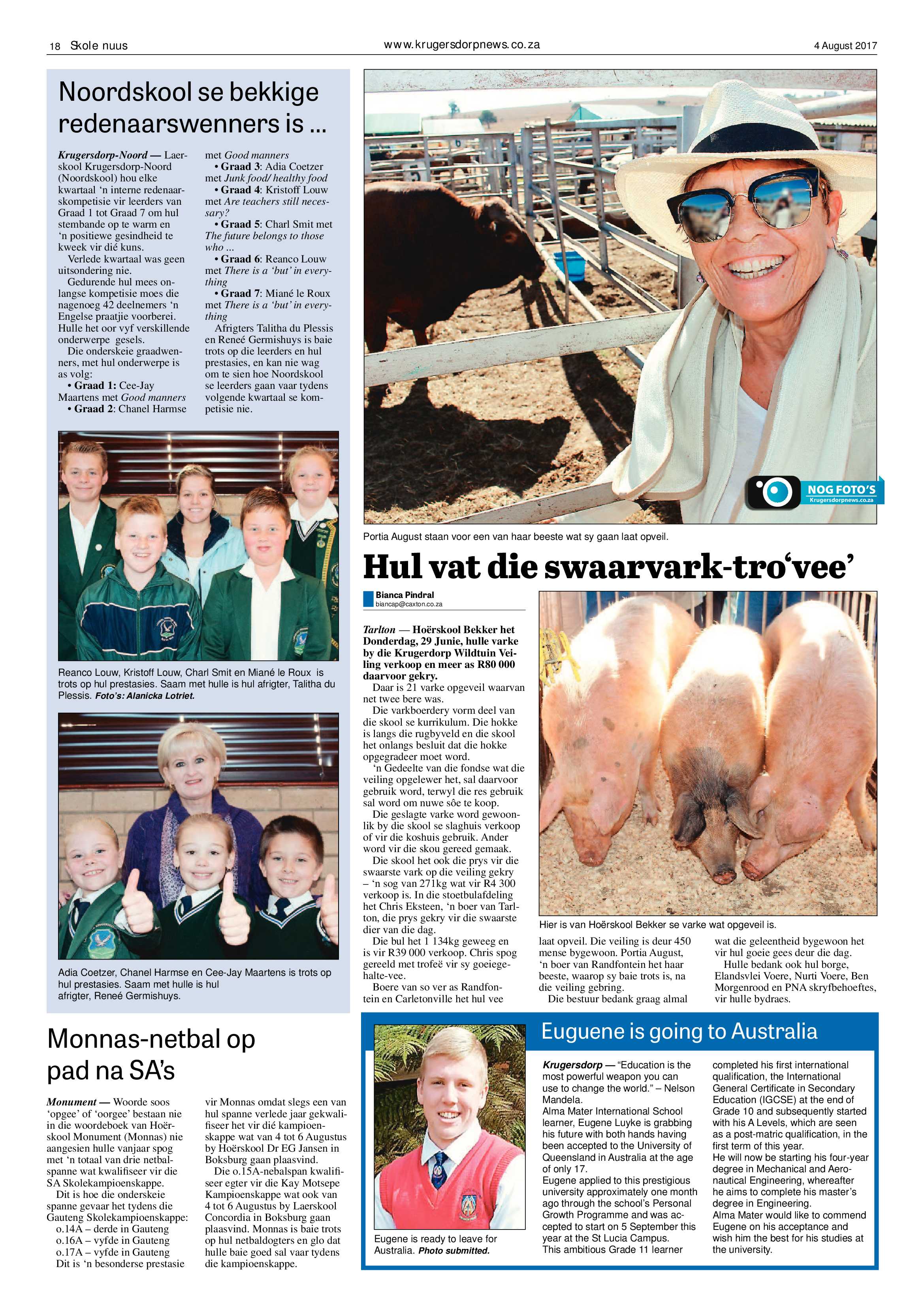 Krugersdorp News 4 August 2017 page 18