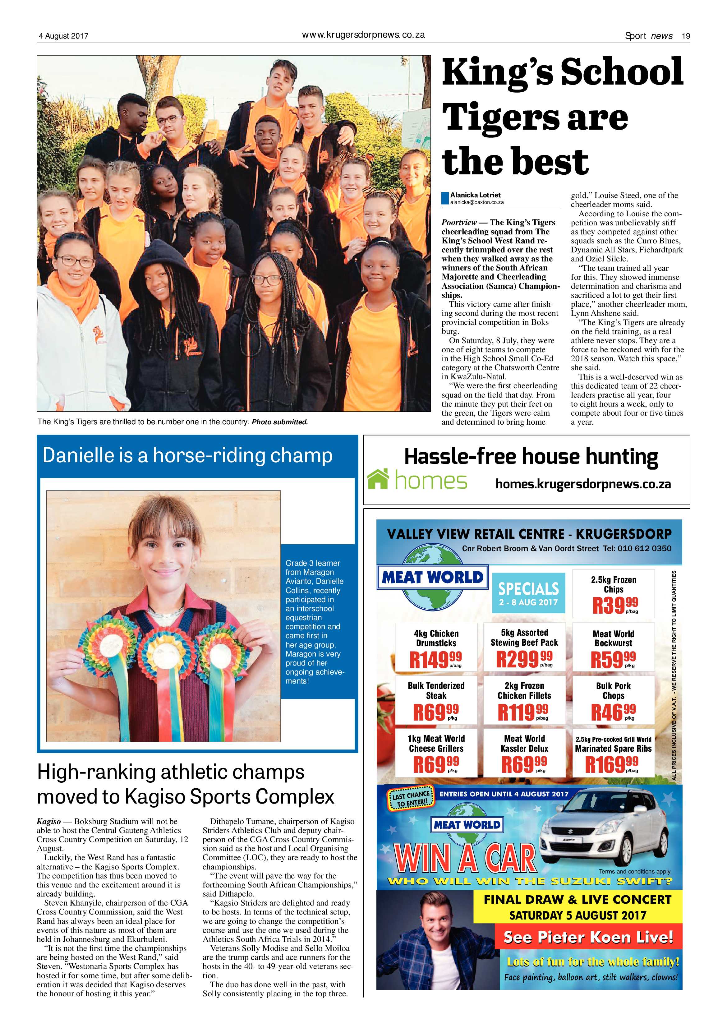 Krugersdorp News 4 August 2017 page 19