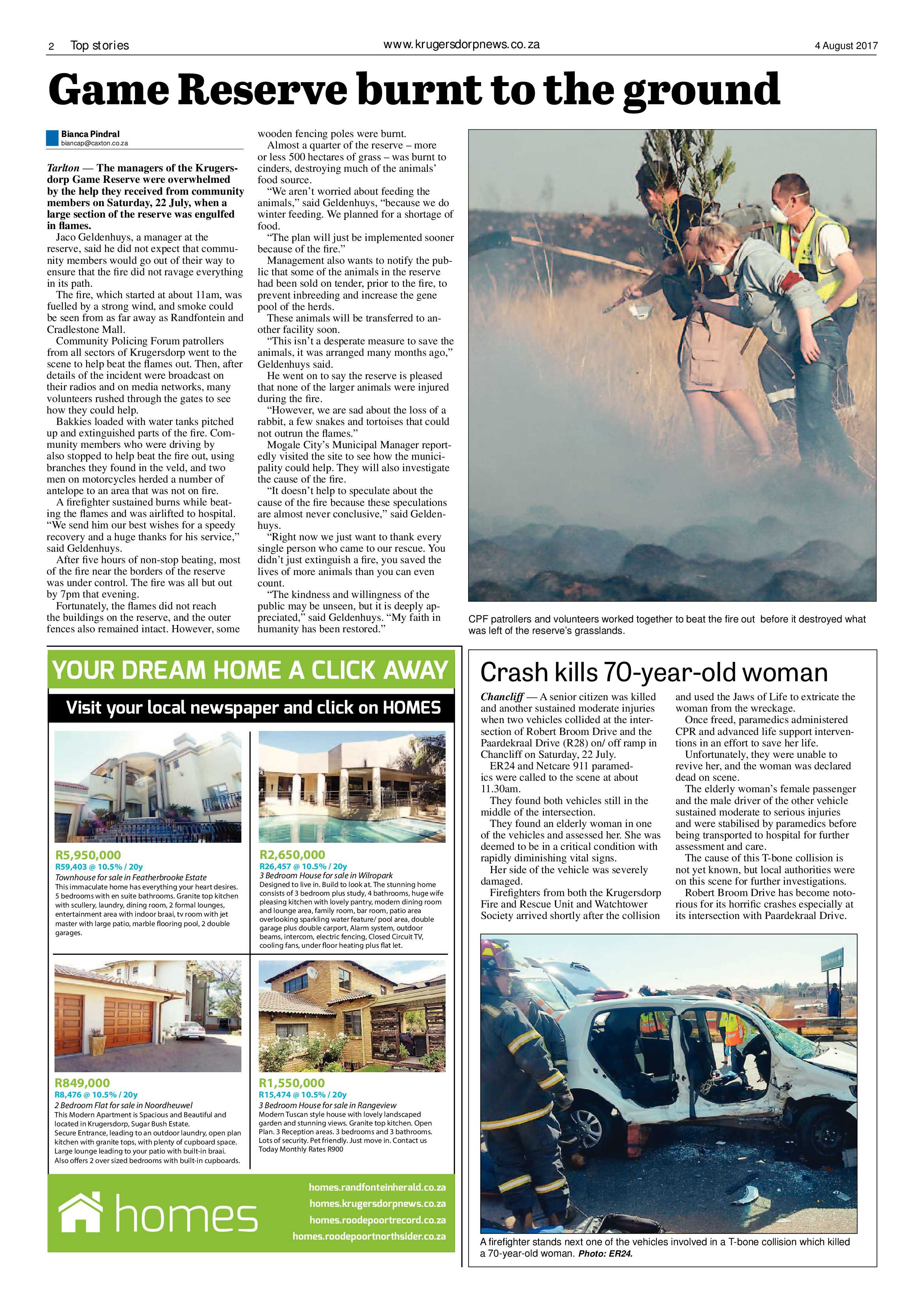 Krugersdorp News 4 August 2017 page 2