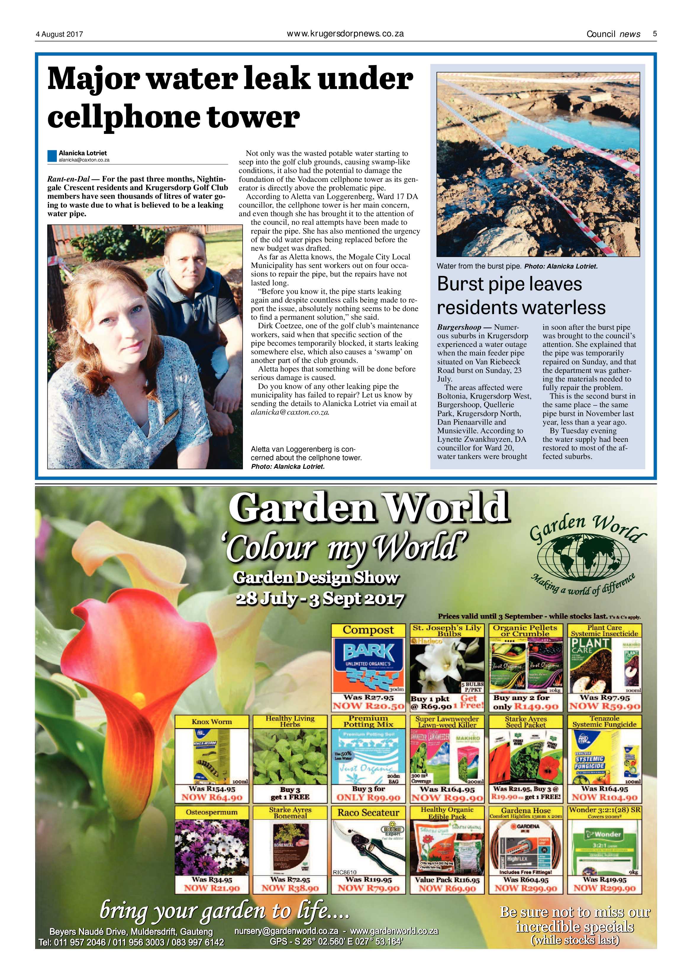 Krugersdorp News 4 August 2017 page 5
