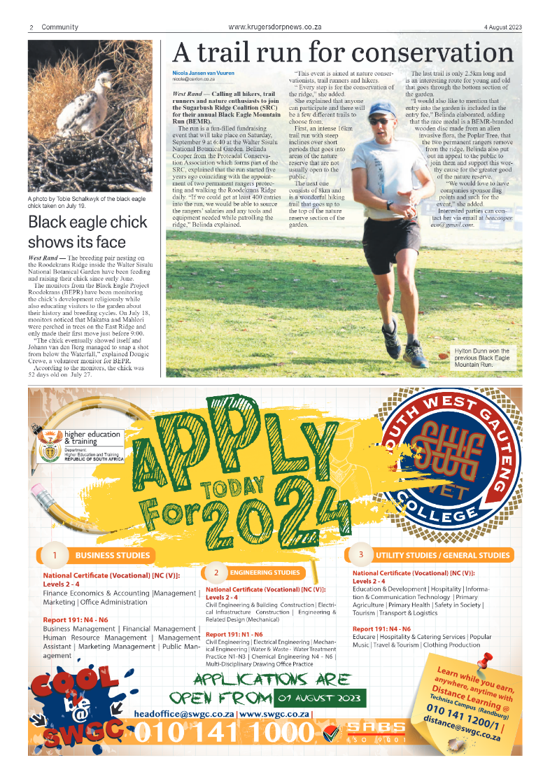 Krugersdorp News 4 August 2023 page 2