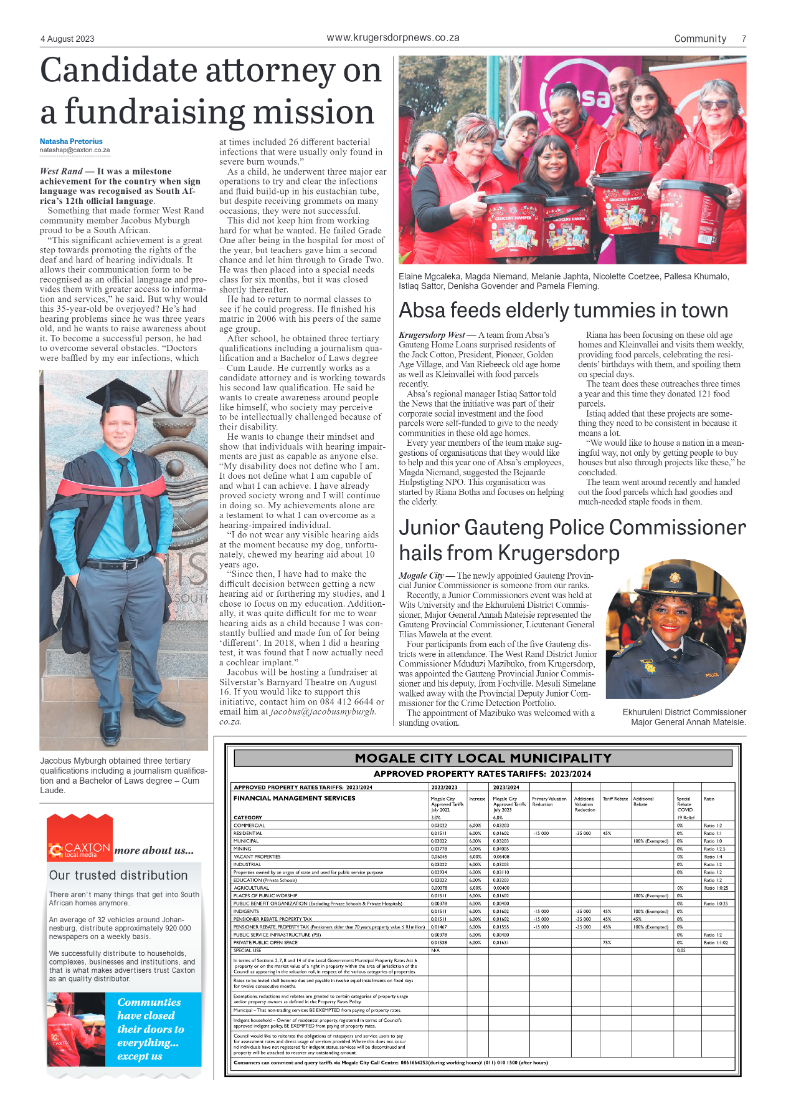 Krugersdorp News 4 August 2023 page 7