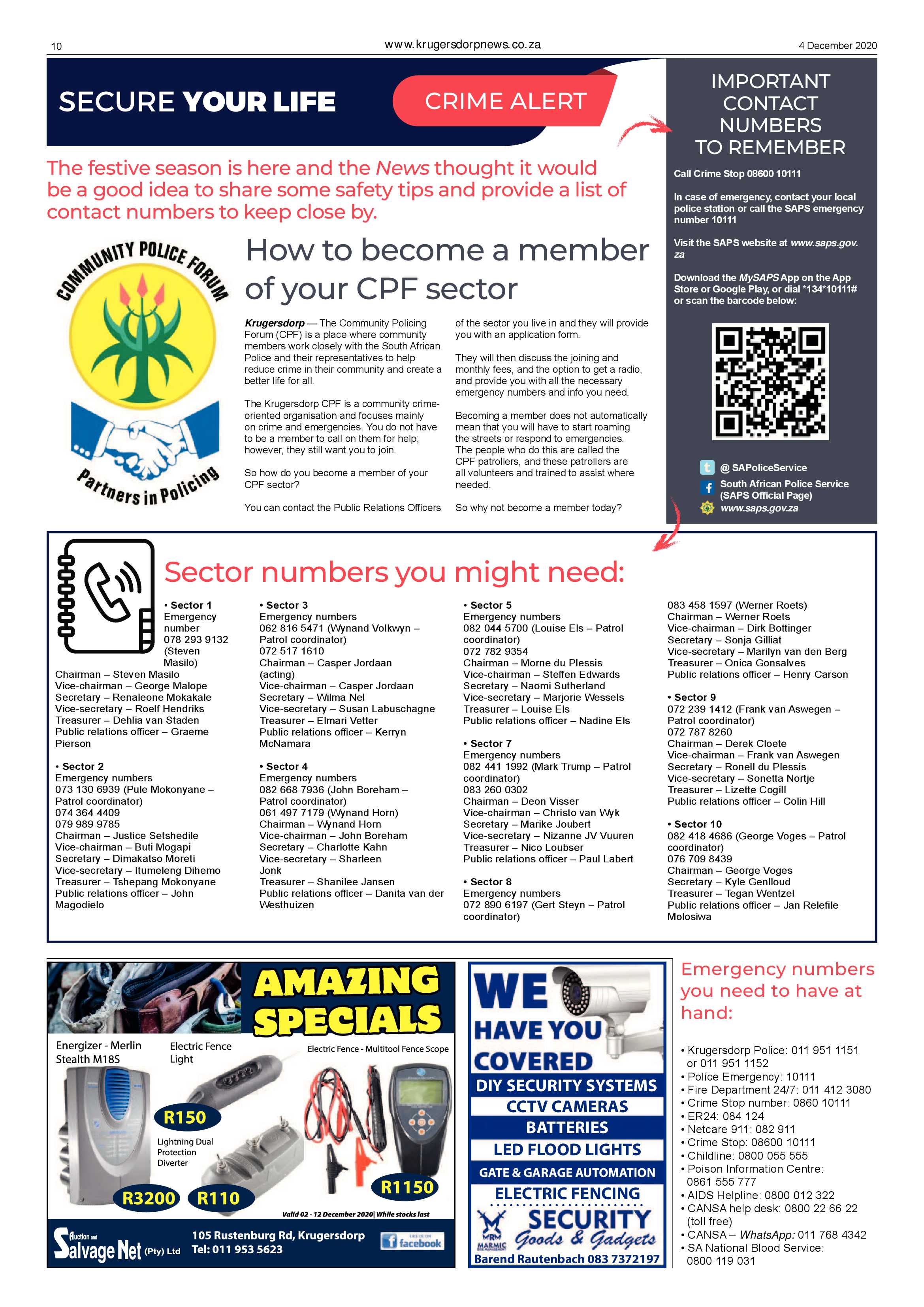 Krugersdorp News 4 December 2020 page 10
