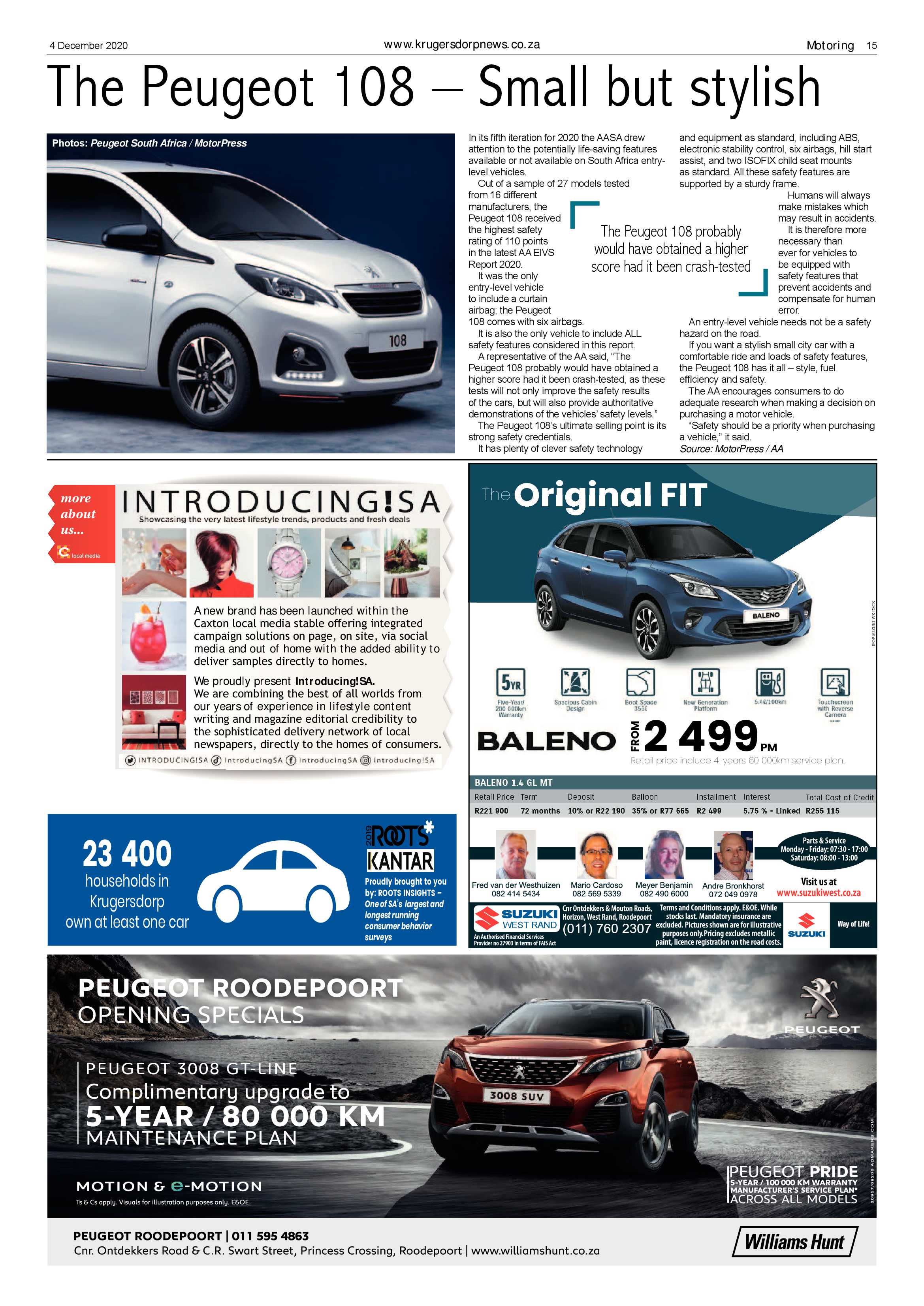 Krugersdorp News 4 December 2020 page 15
