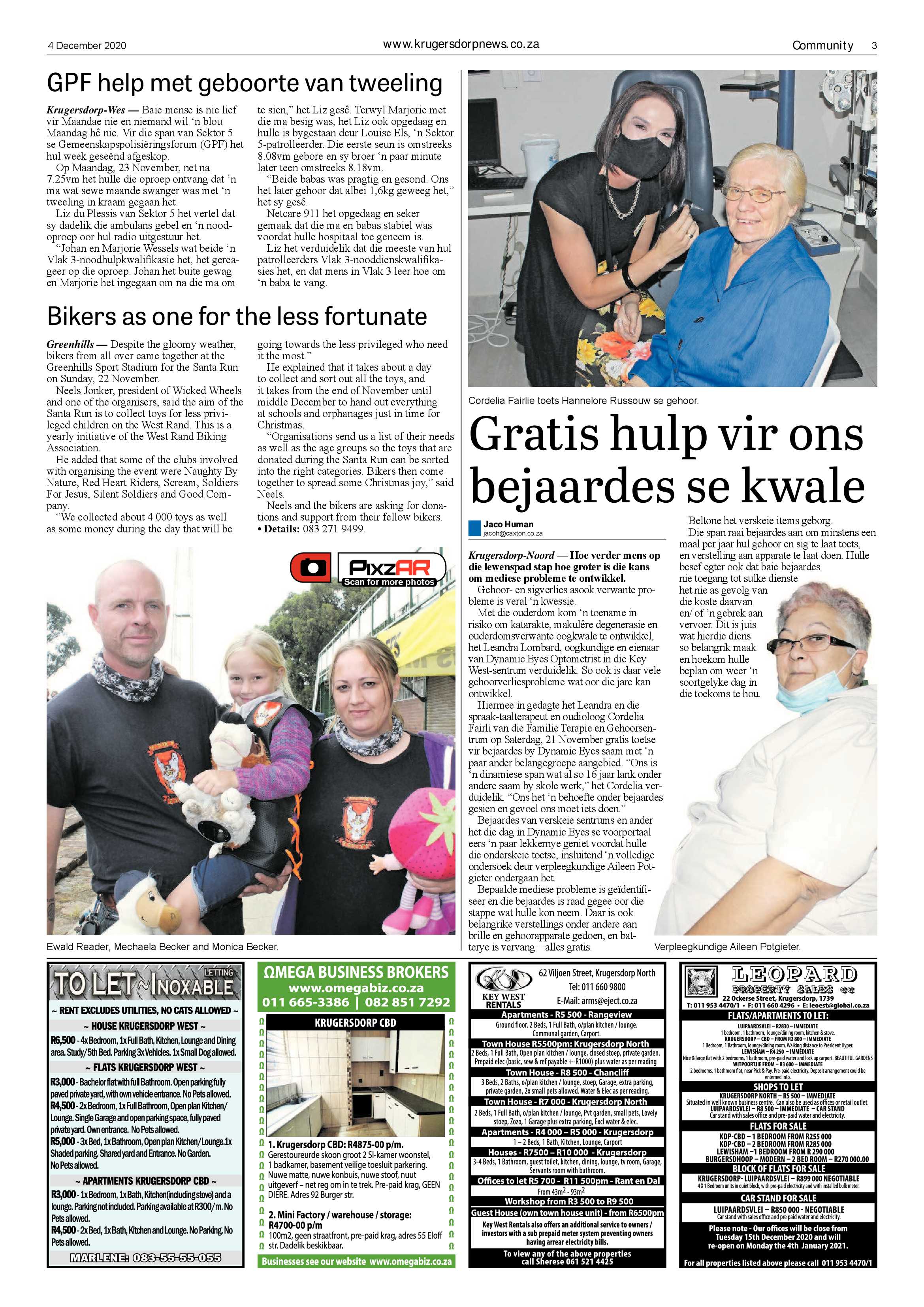 Krugersdorp News 4 December 2020 page 3
