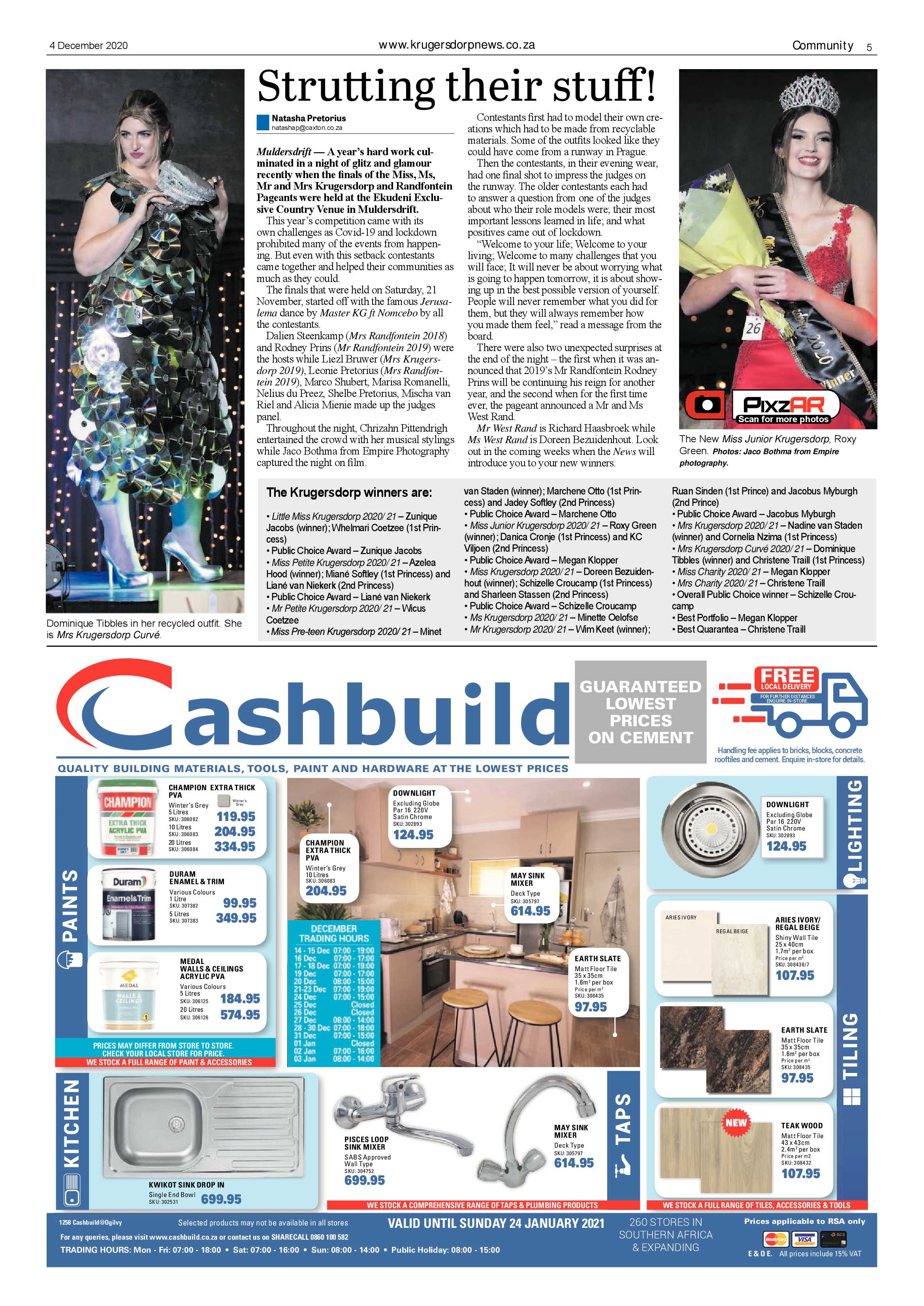 Krugersdorp News 4 December 2020 page 5