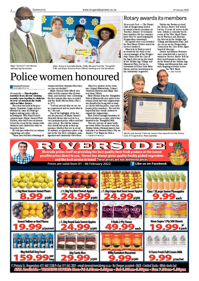 Krugersdorp News 4 February 2022 page 2