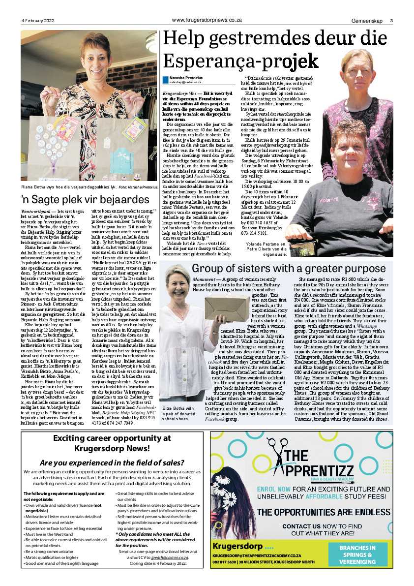 Krugersdorp News 4 February 2022 page 3