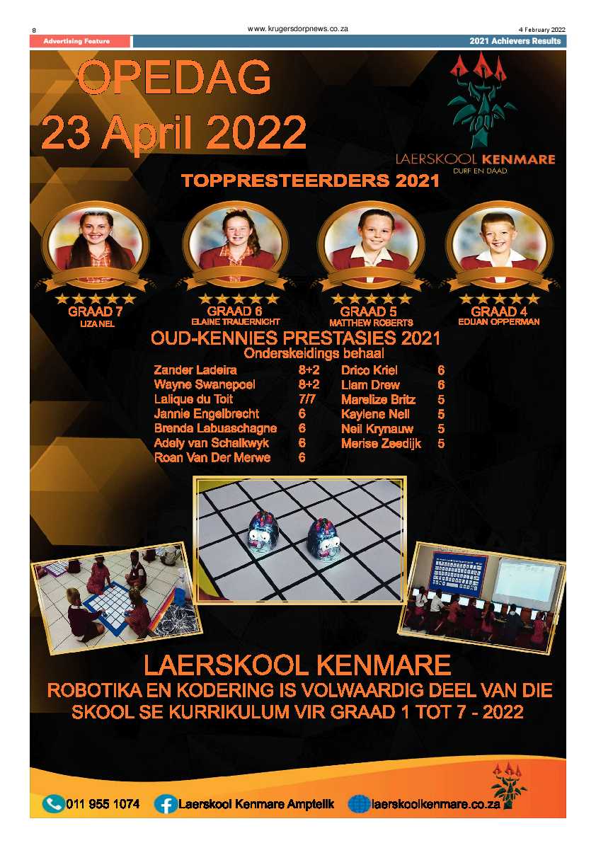 Krugersdorp News 4 February 2022 page 8