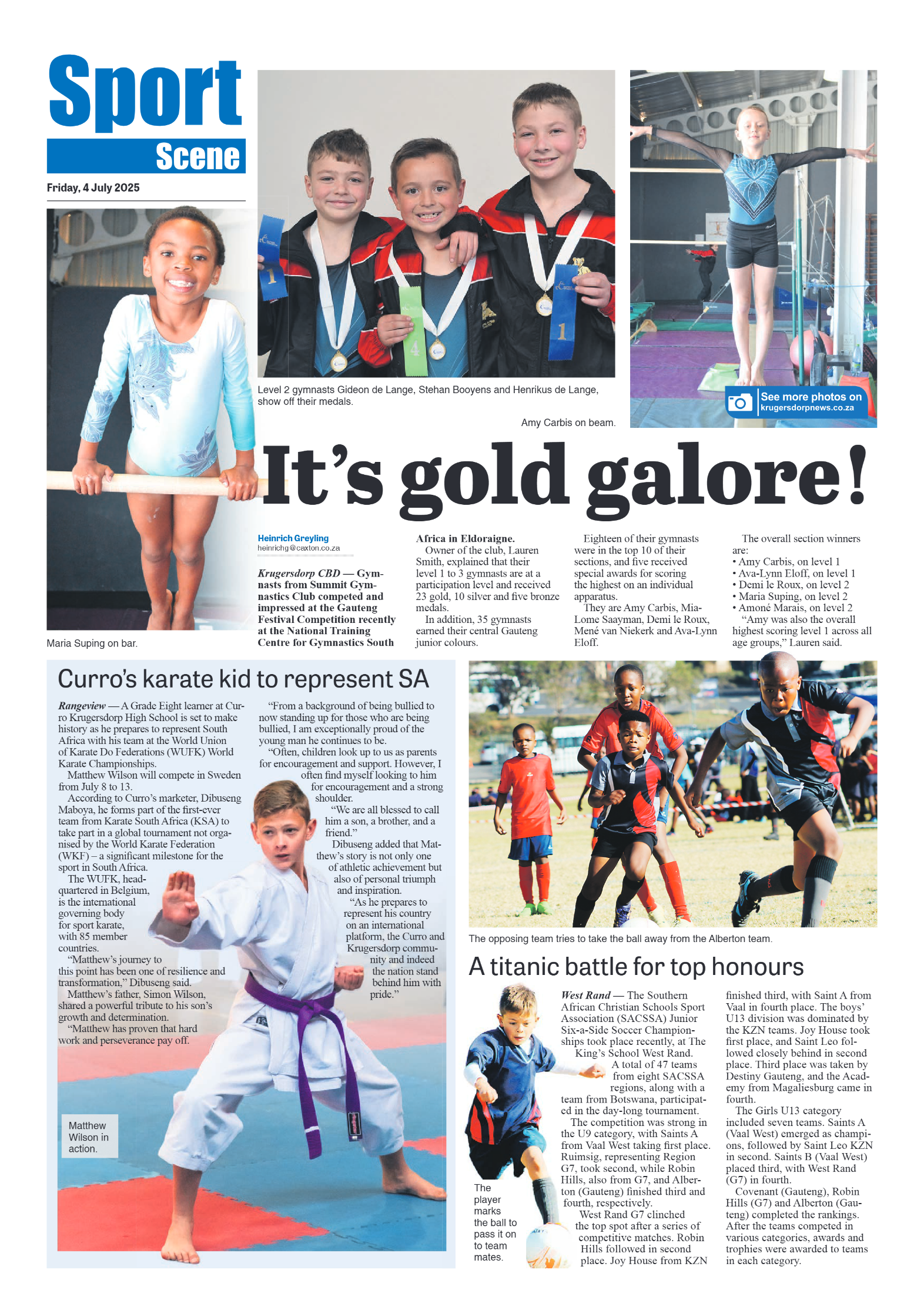Krugersdorp News 4 July 2025 page 12