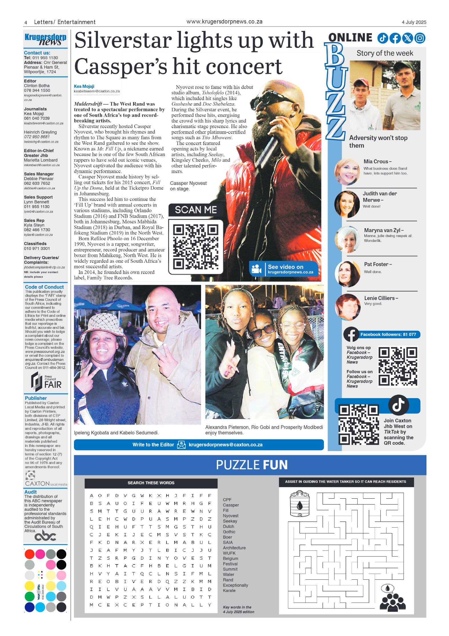 Krugersdorp News 4 July 2025 page 4