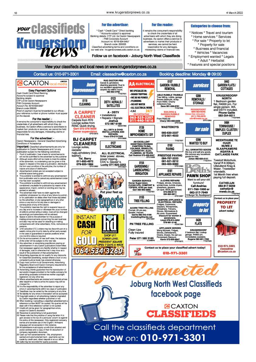 Krugersdorp News 4 March 2022 page 10