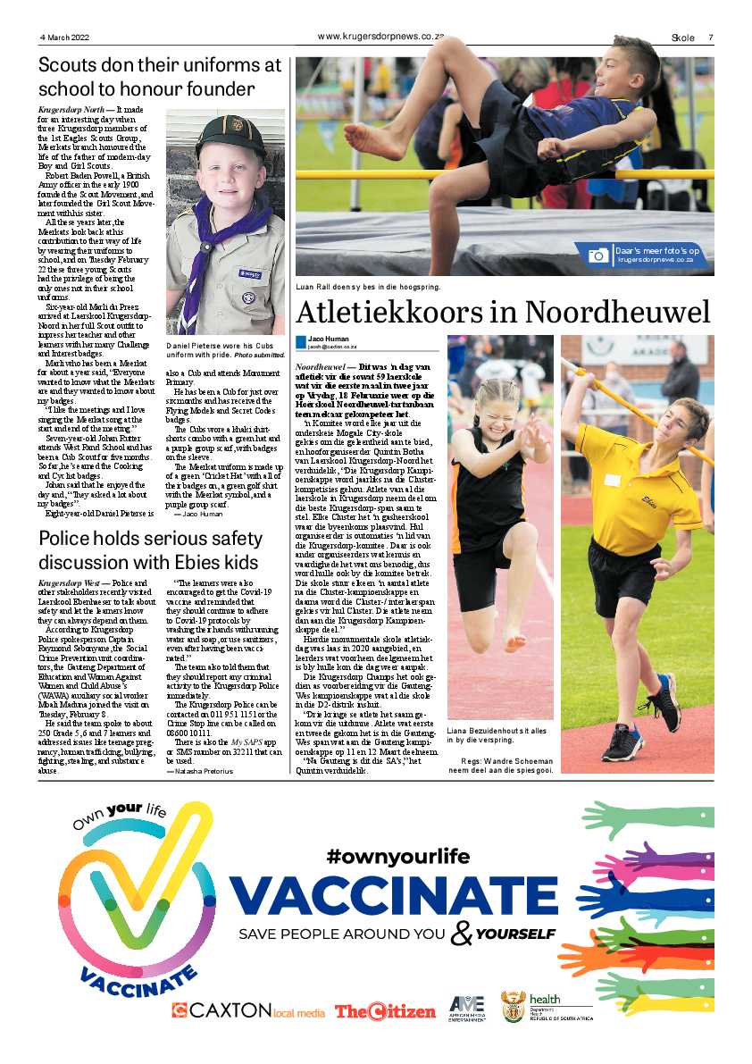 Krugersdorp News 4 March 2022 page 7