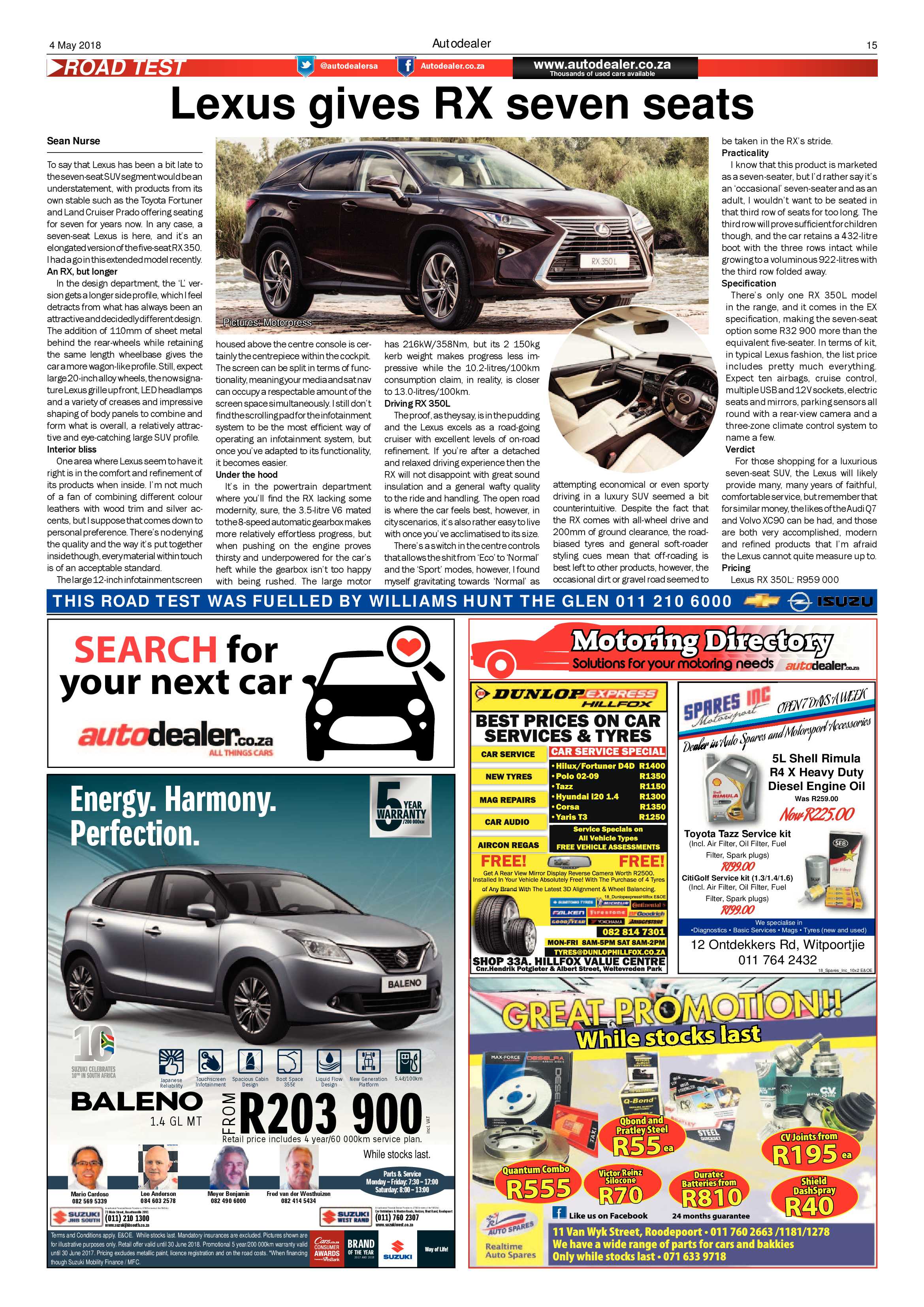 Krugersdorp News 4 May 2018 page 15