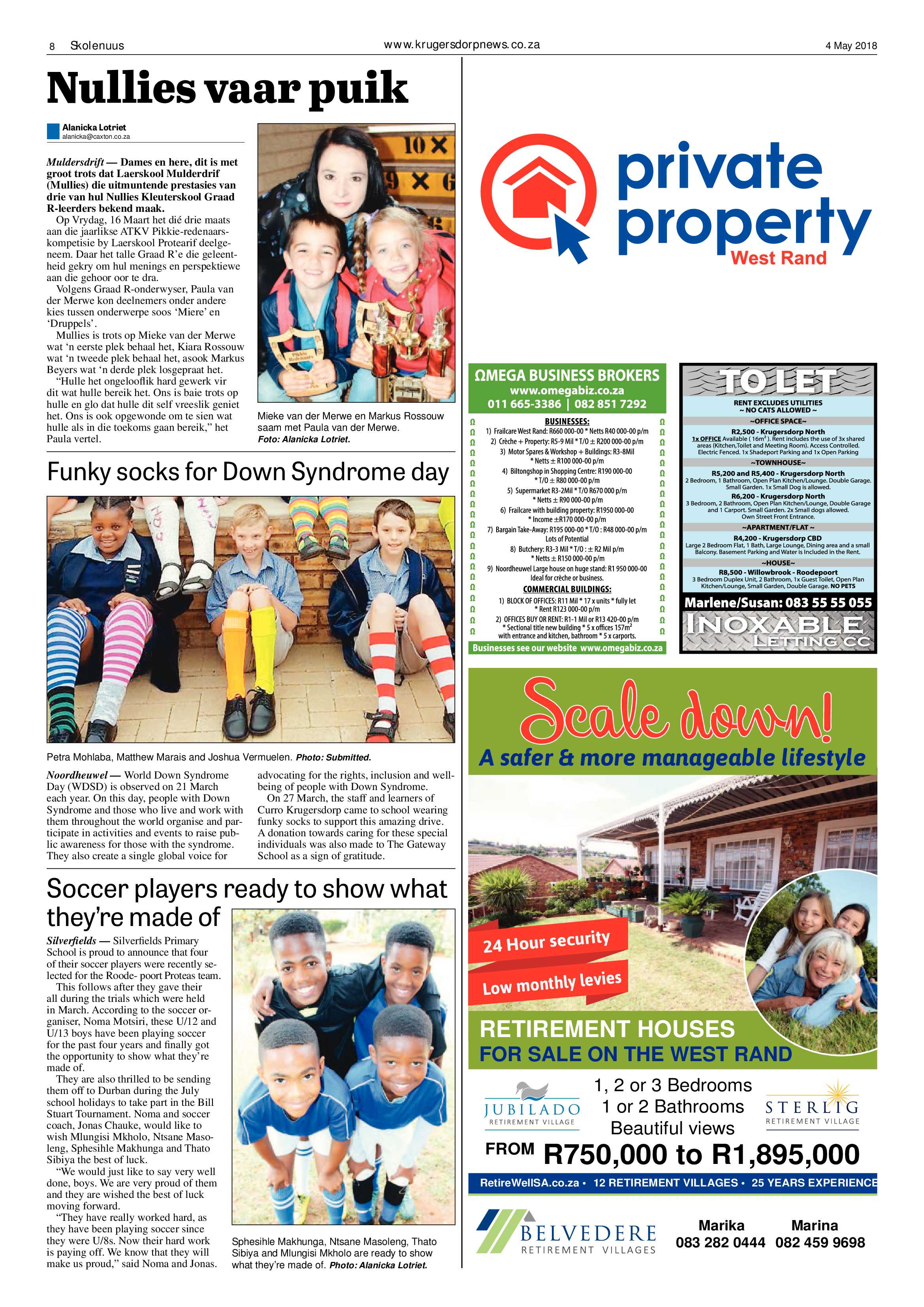 Krugersdorp News 4 May 2018 page 8