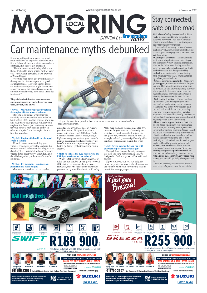 Krugersdorp News 4 November 2022 page 10
