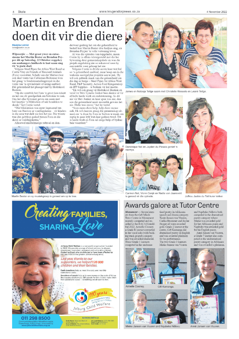 Krugersdorp News 4 November 2022 page 8