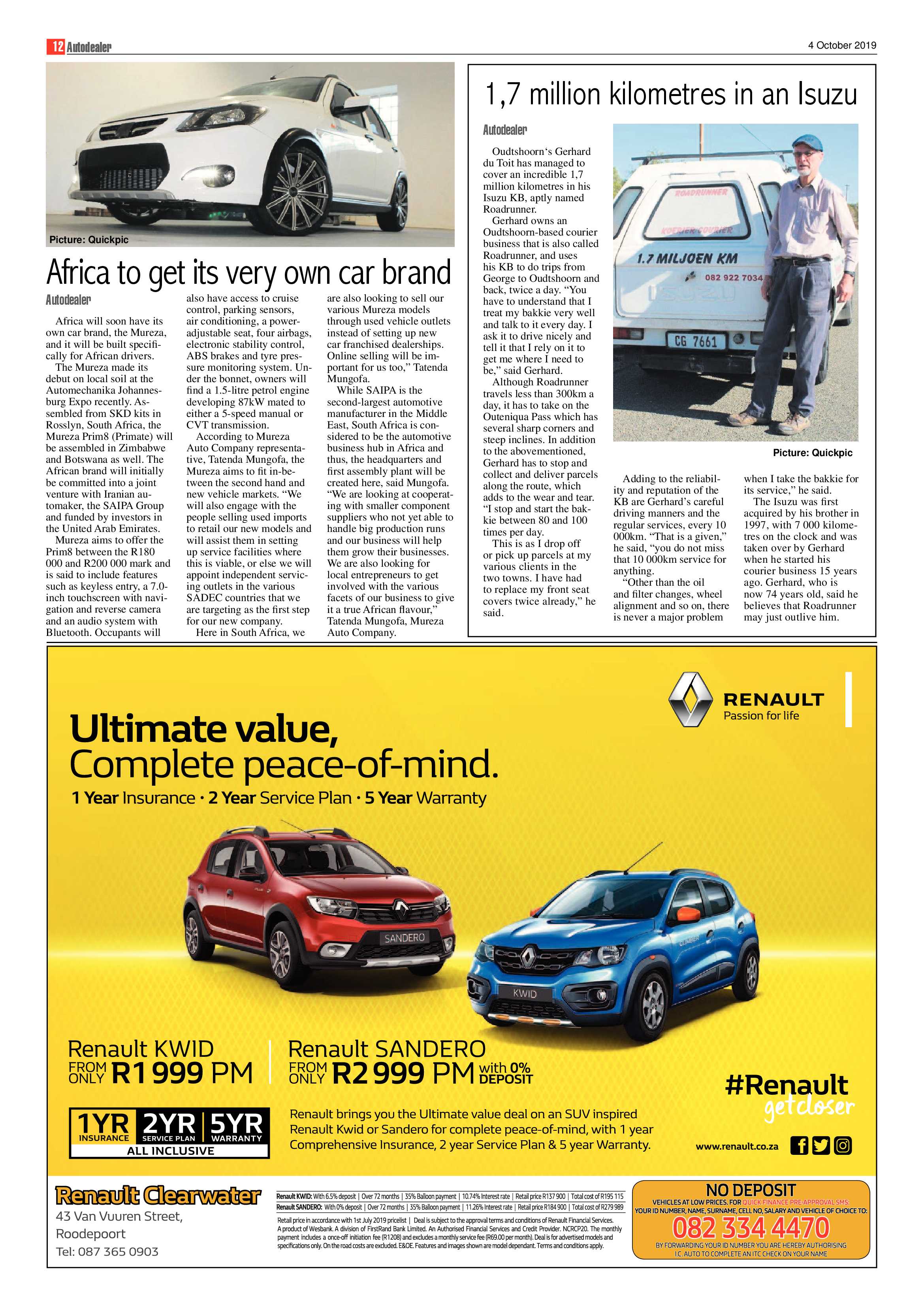 Krugersdorp News 4 October 2019 page 12
