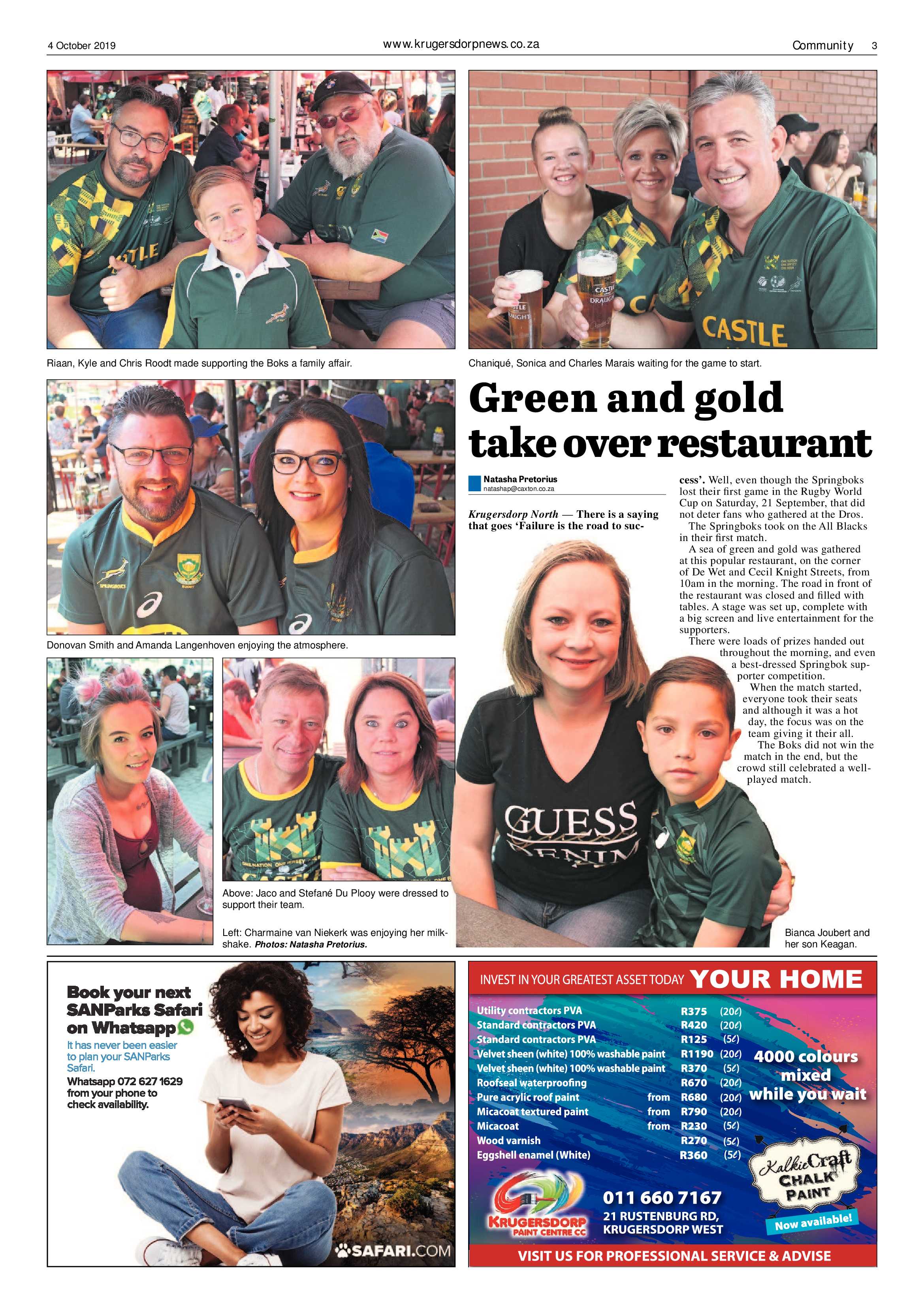 Krugersdorp News 4 October 2019 page 3