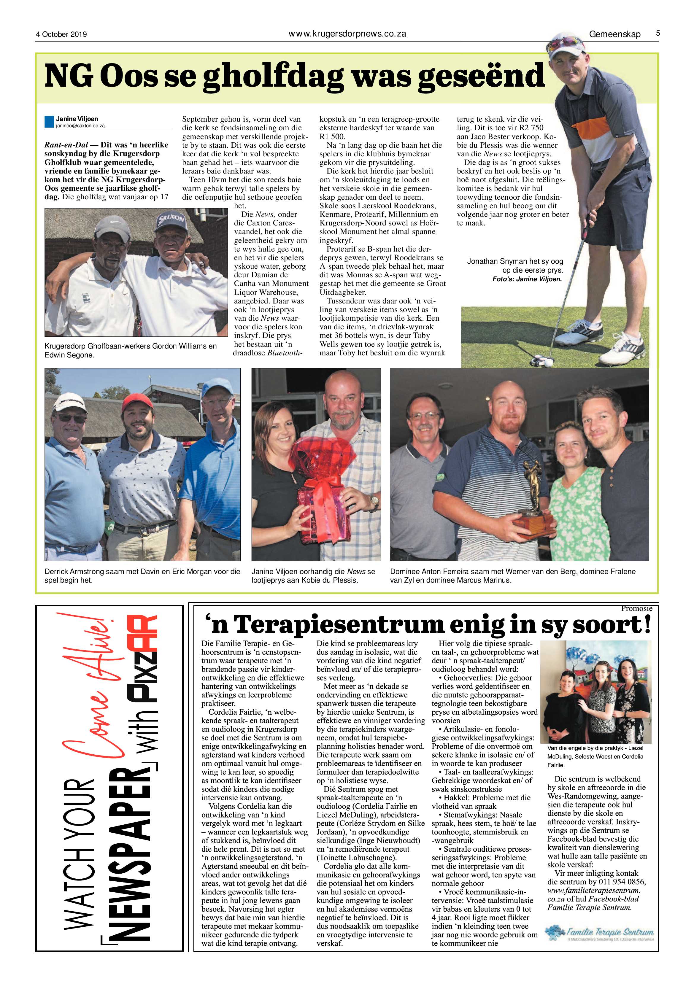 Krugersdorp News 4 October 2019 page 5