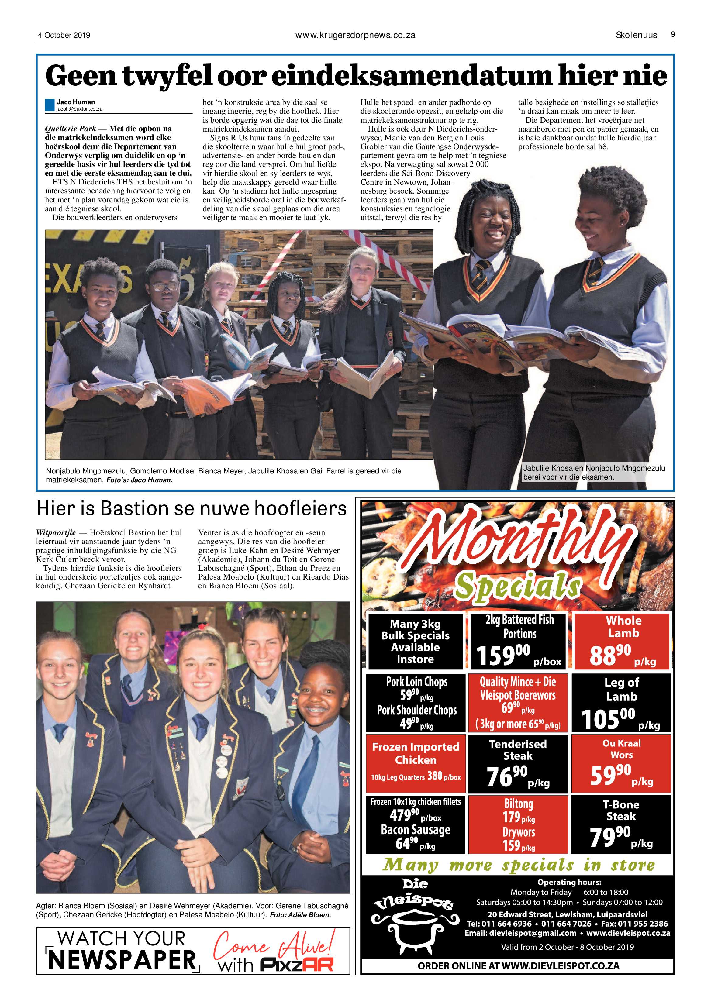 Krugersdorp News 4 October 2019 page 9