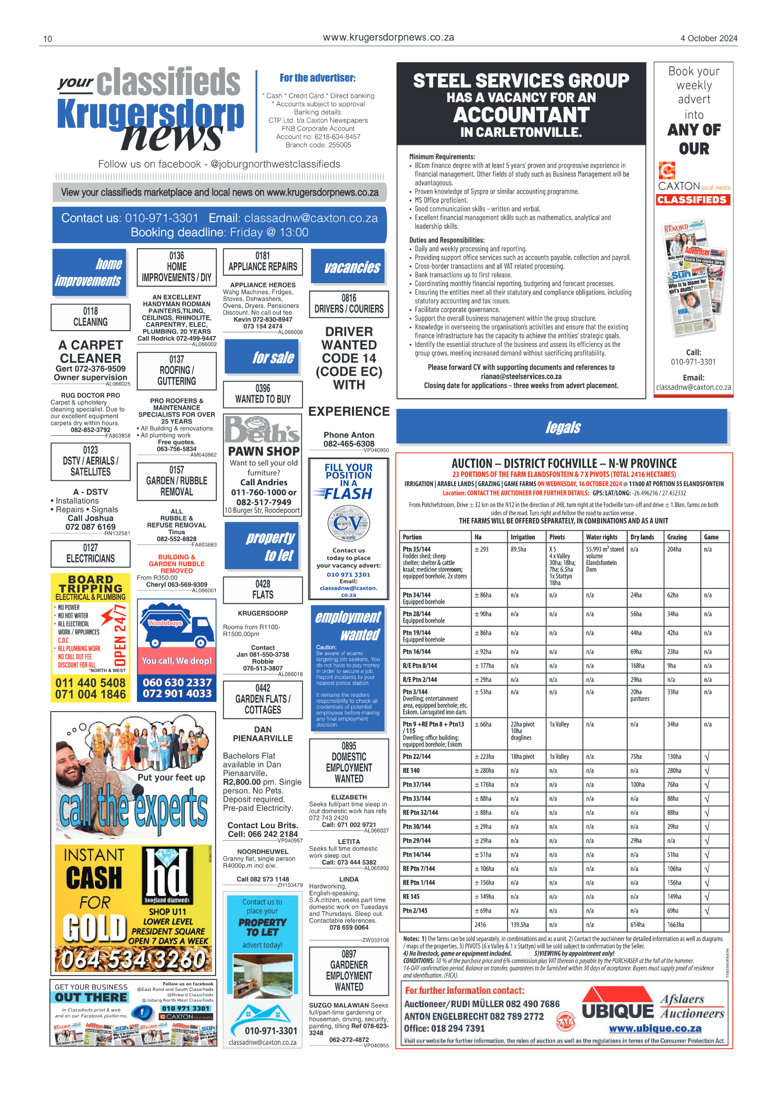 Krugersdorp News 4 October 2024 page 10