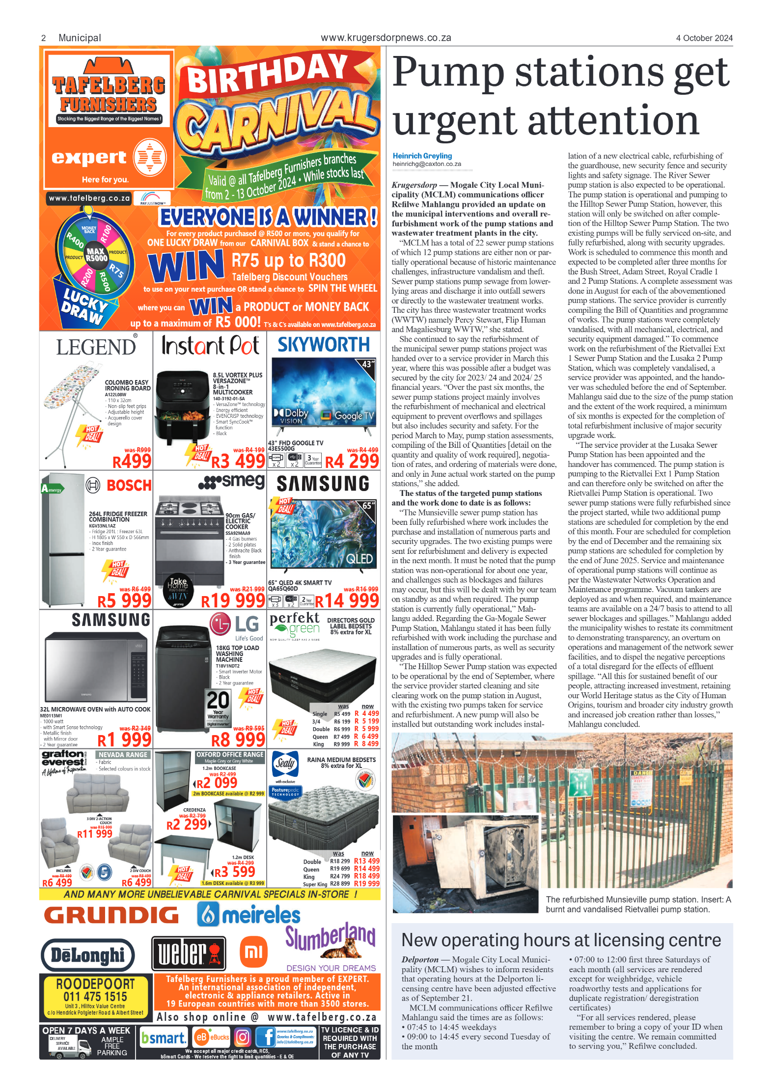 Krugersdorp News 4 October 2024 page 2
