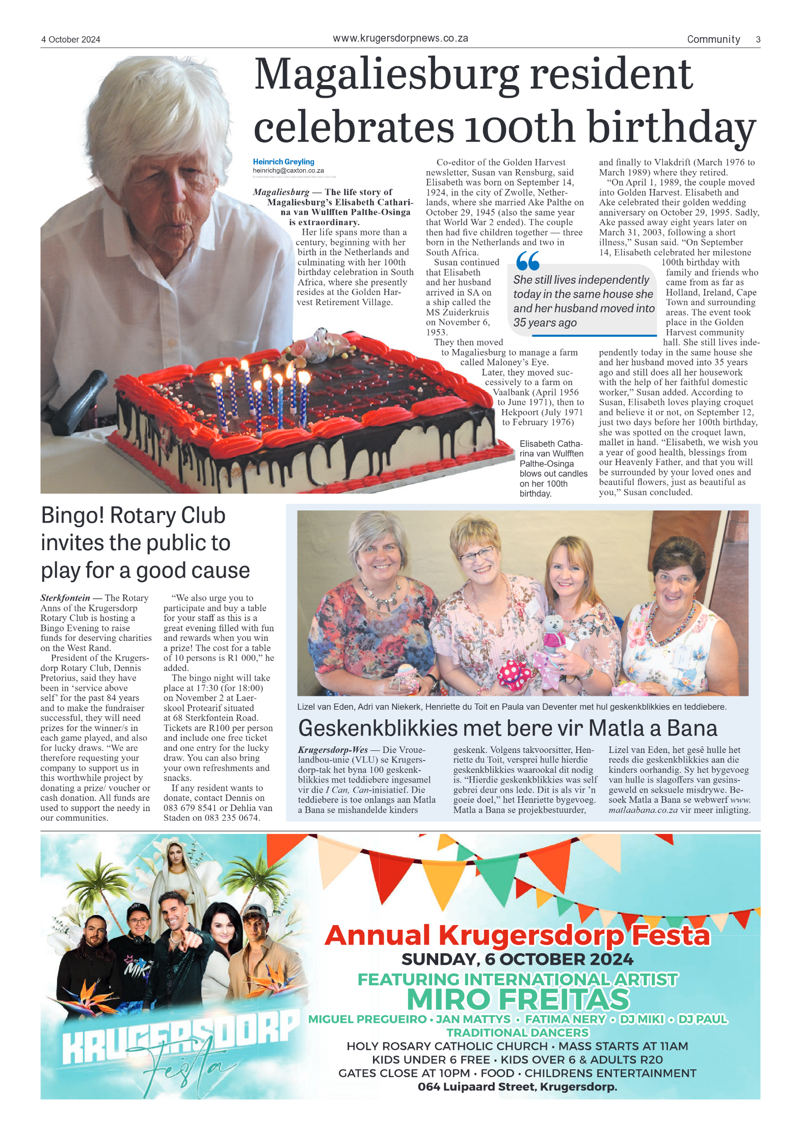 Krugersdorp News 4 October 2024 page 3