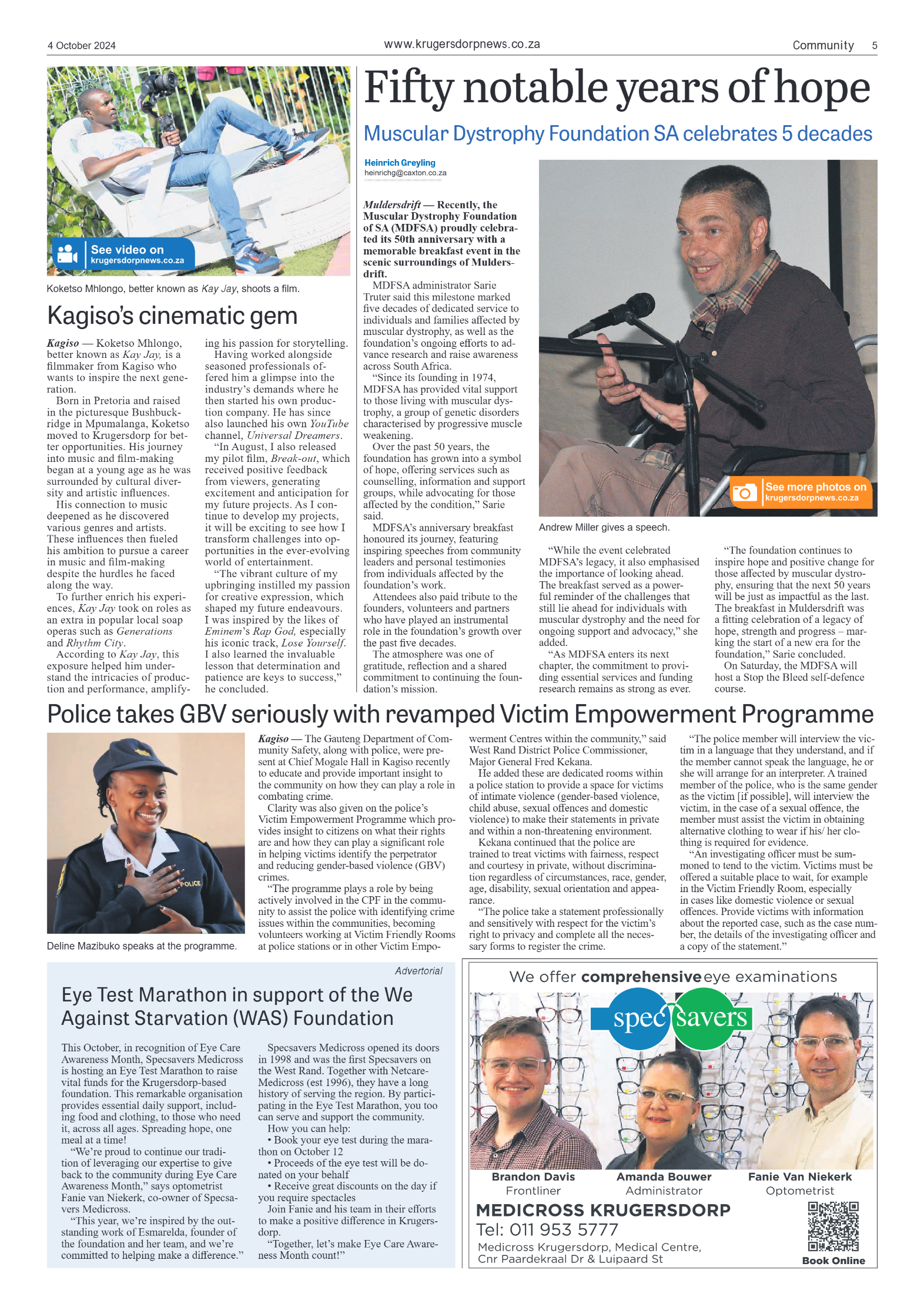 Krugersdorp News 4 October 2024 page 5