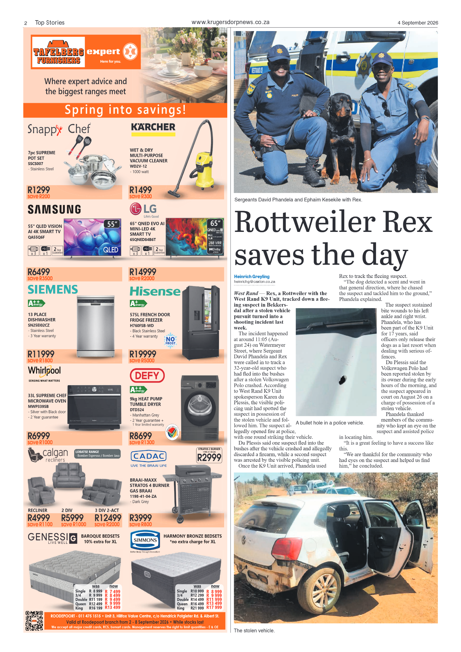 Krugersdorp News 4 September 2026 page 2