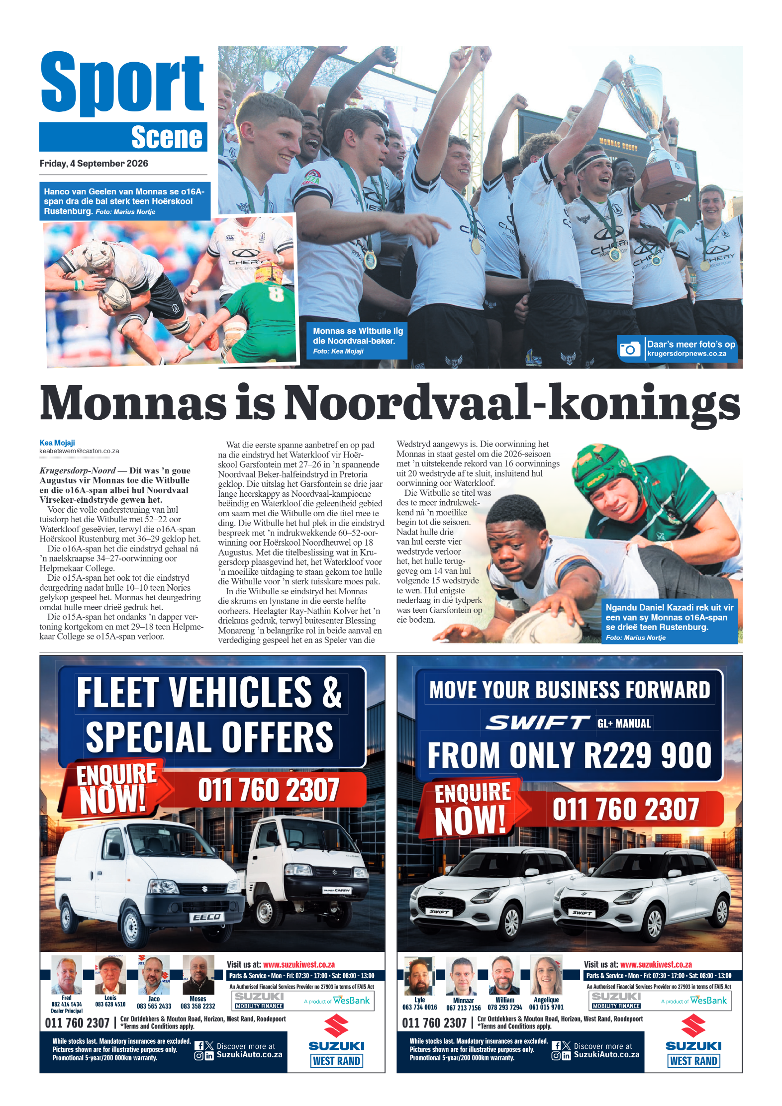 Krugersdorp News 4 September 2026 page 8