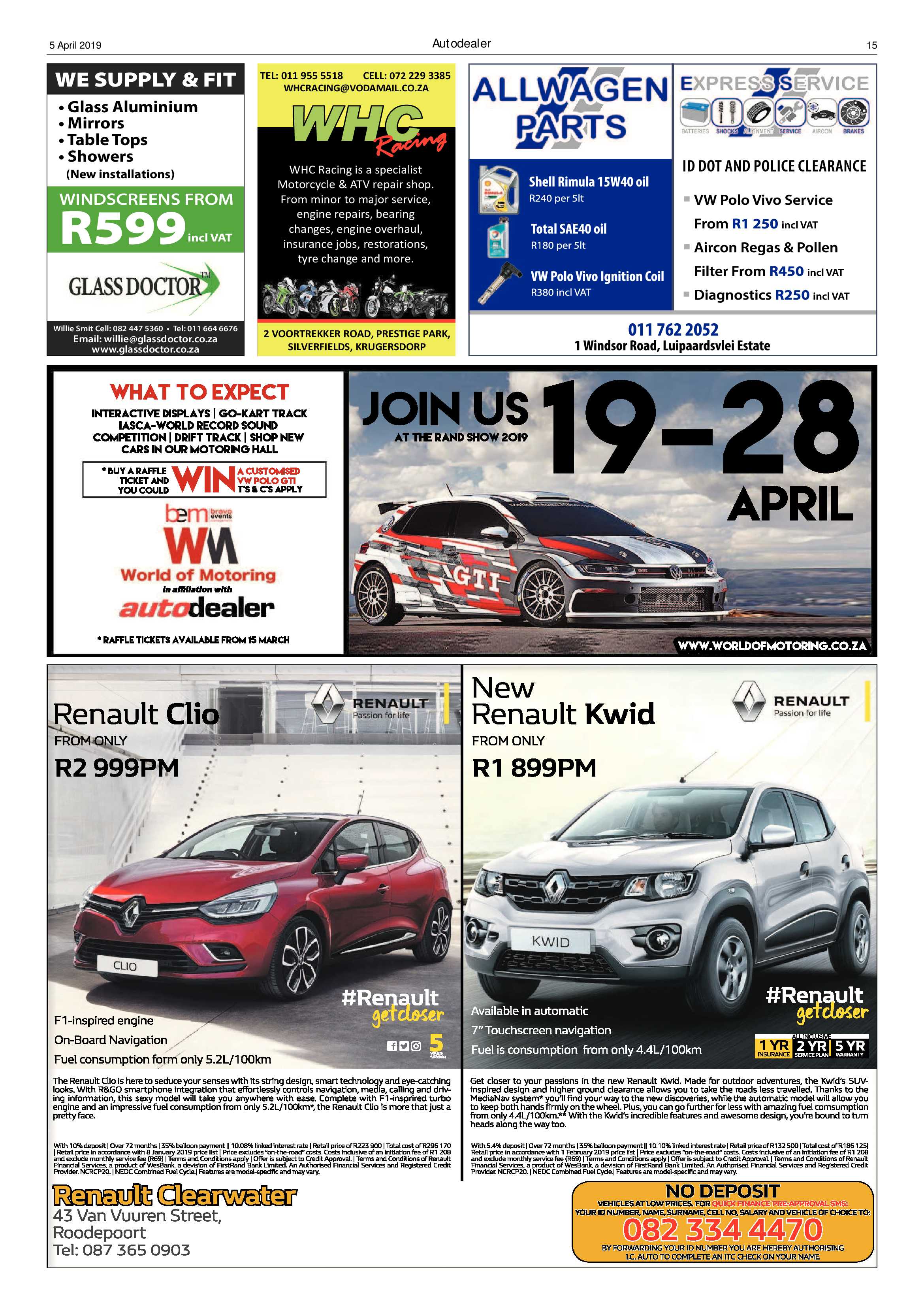 Krugersdorp News 5 April 2019 page 15