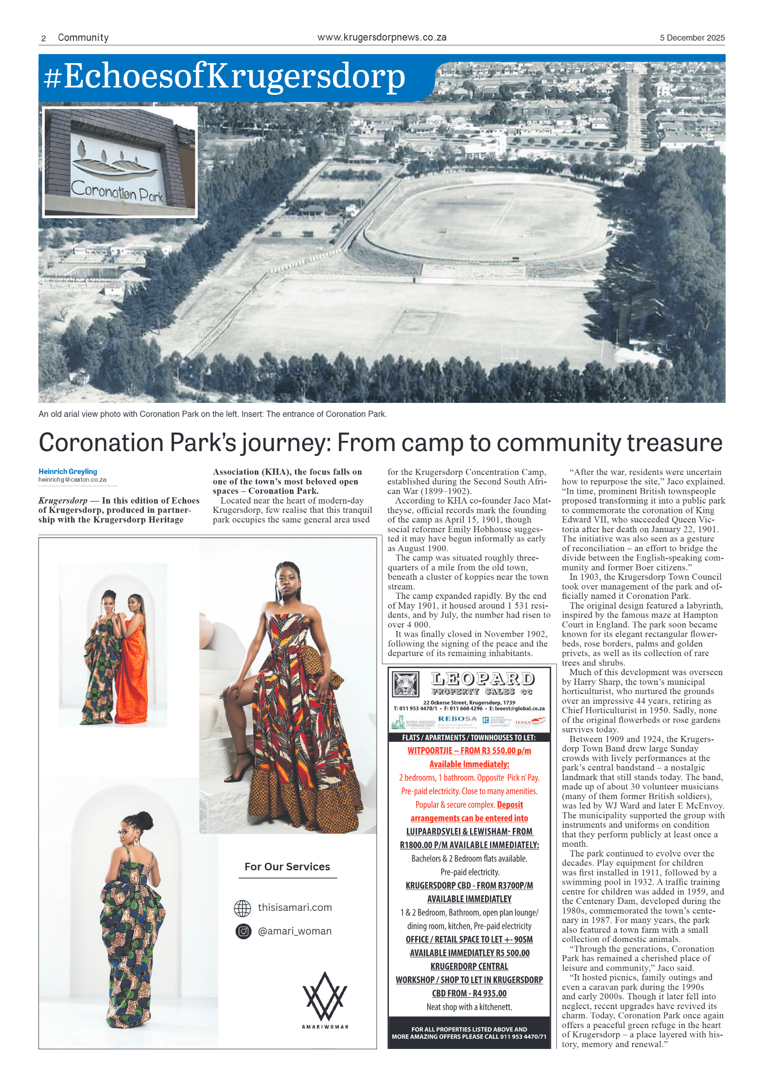 Krugersdorp News 5 December 2025 page 2