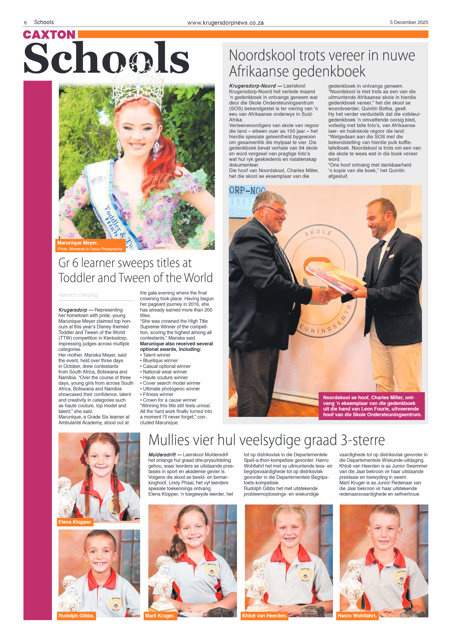 Krugersdorp News 5 December 2025 page 6