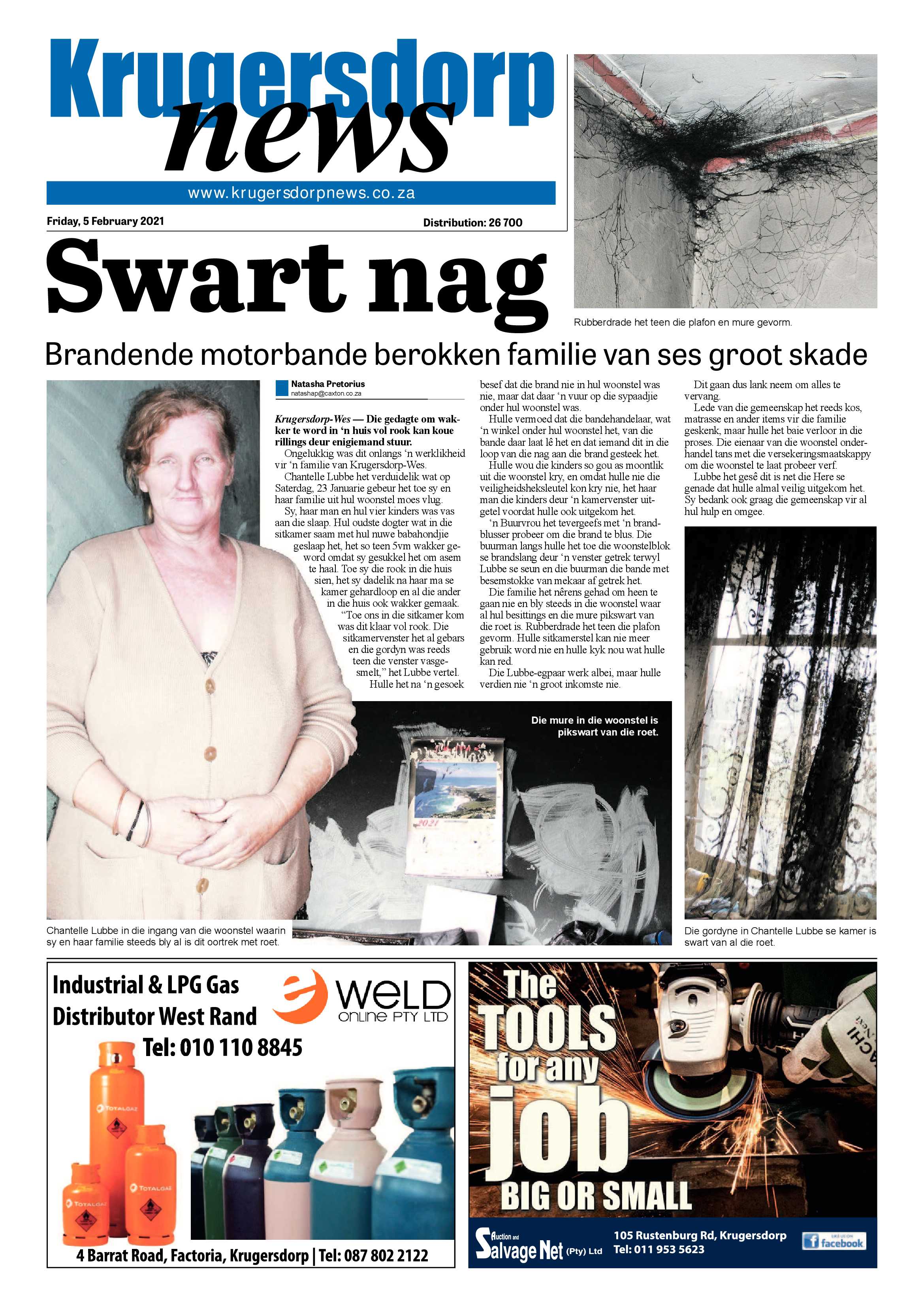 Krugersdorp News 5 February 2021 page 1