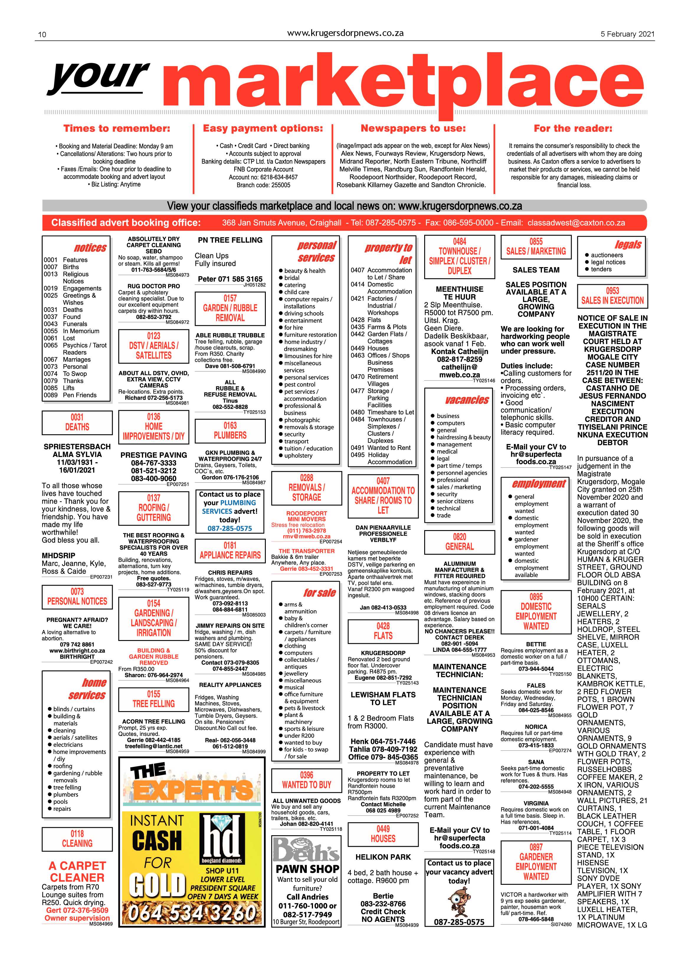 Krugersdorp News 5 February 2021 page 10