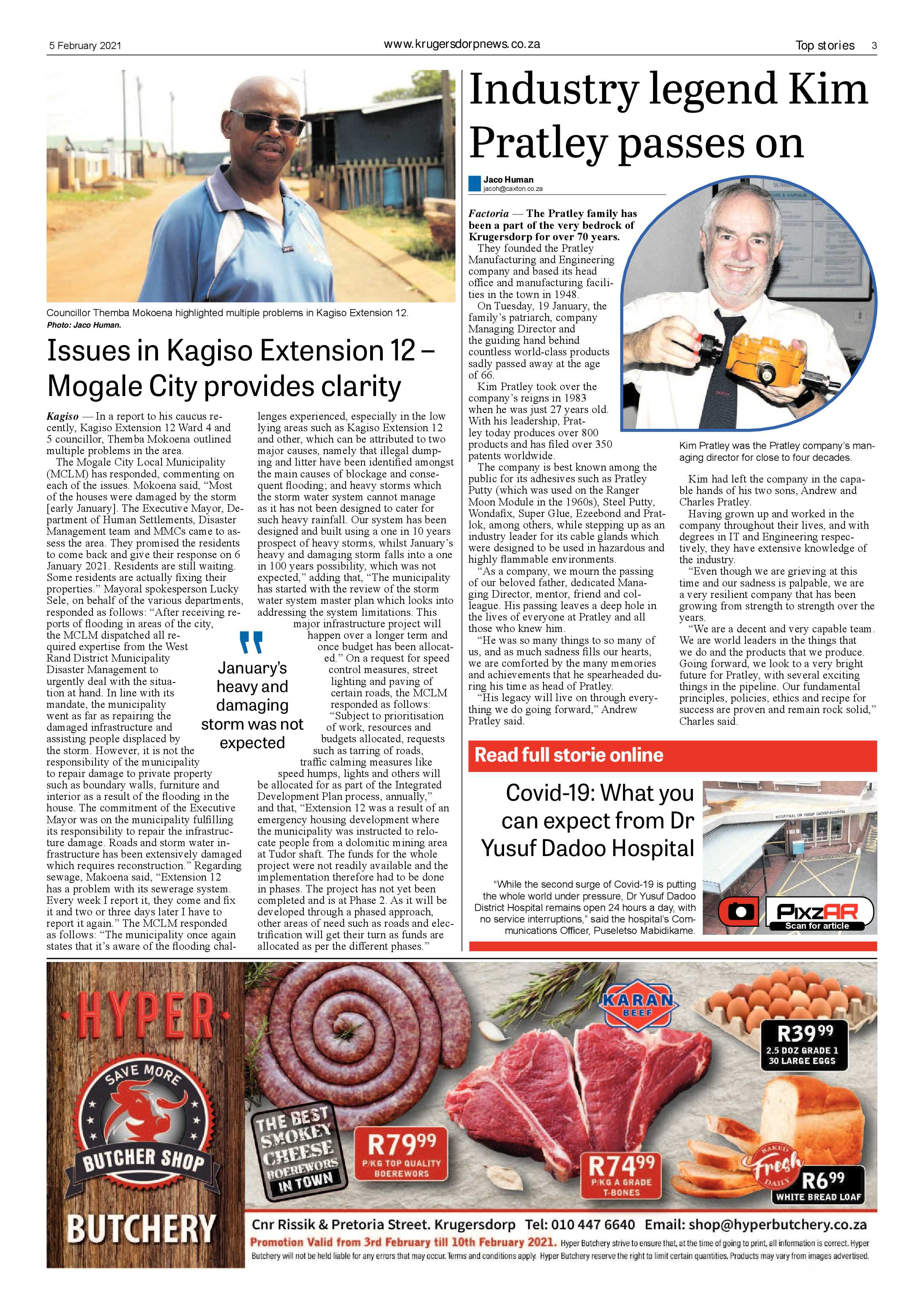 Krugersdorp News 5 February 2021 page 3