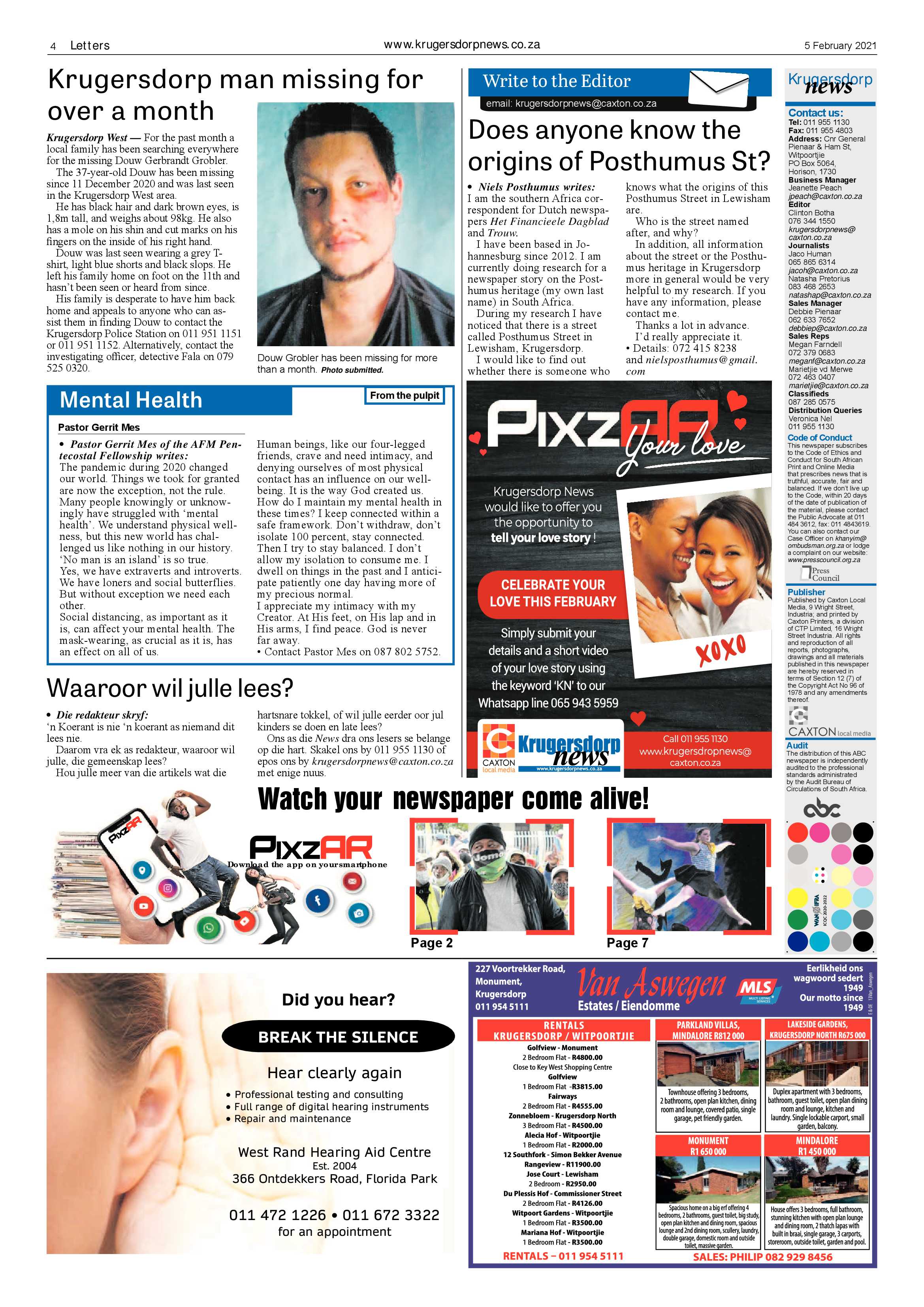 Krugersdorp News 5 February 2021 page 4