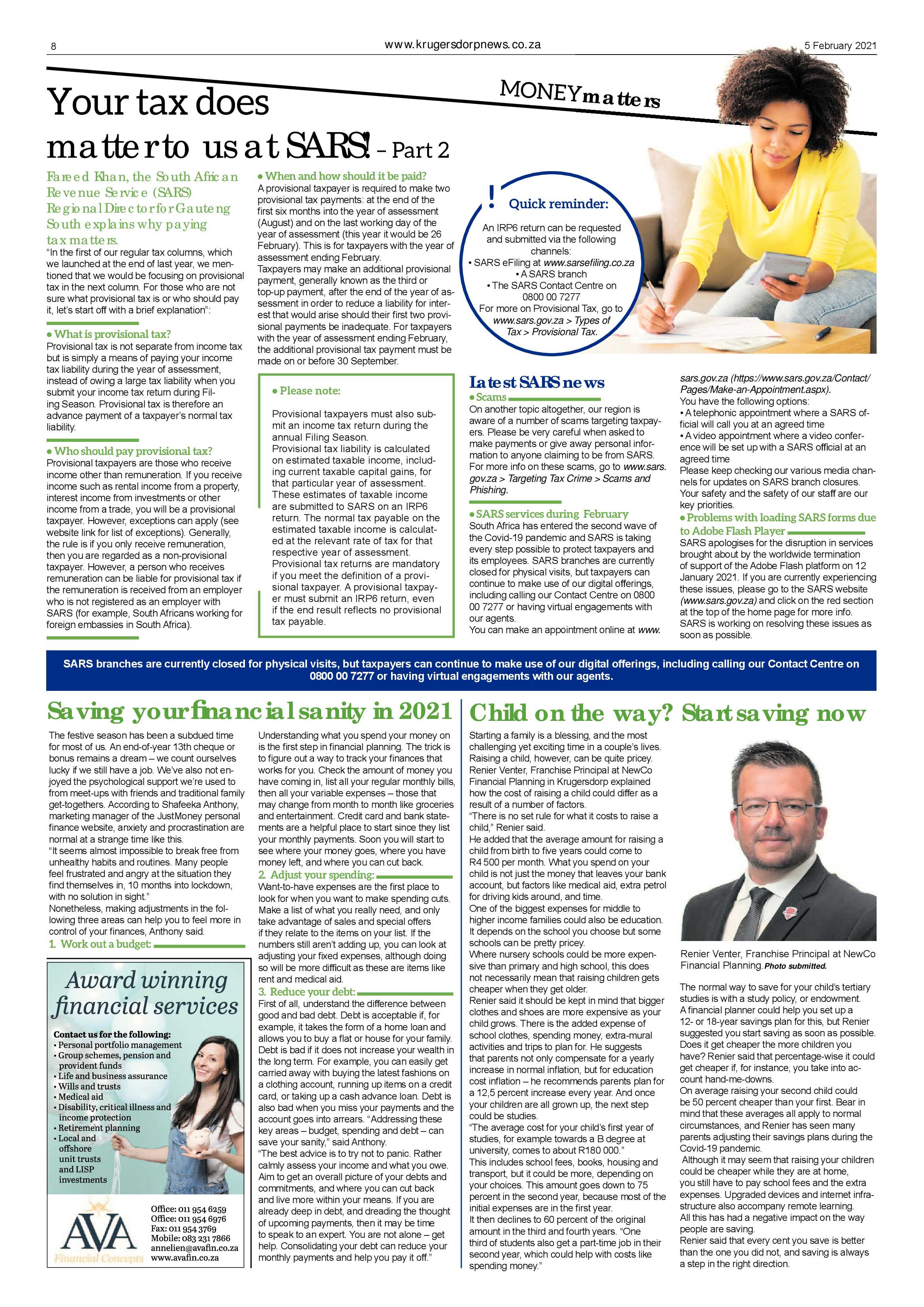 Krugersdorp News 5 February 2021 page 8