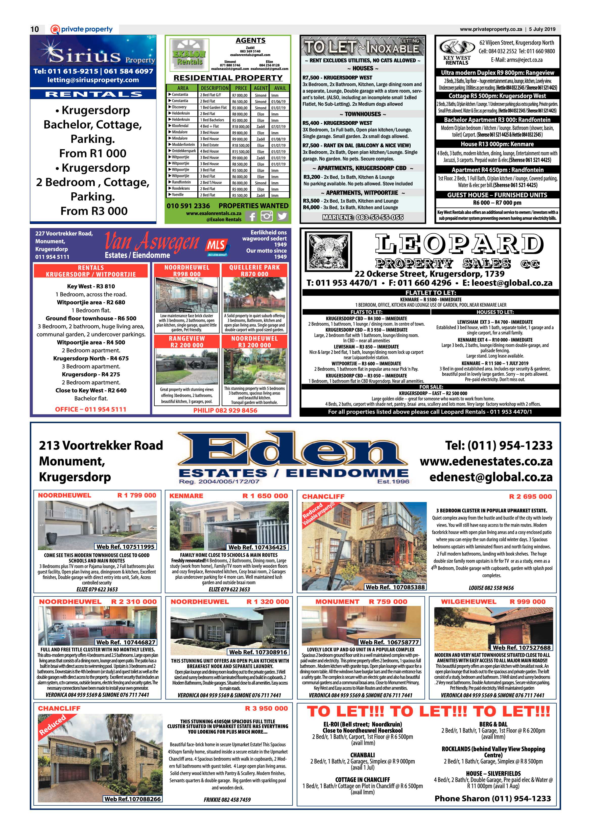 Krugersdorp News 5 July 2019 page 10