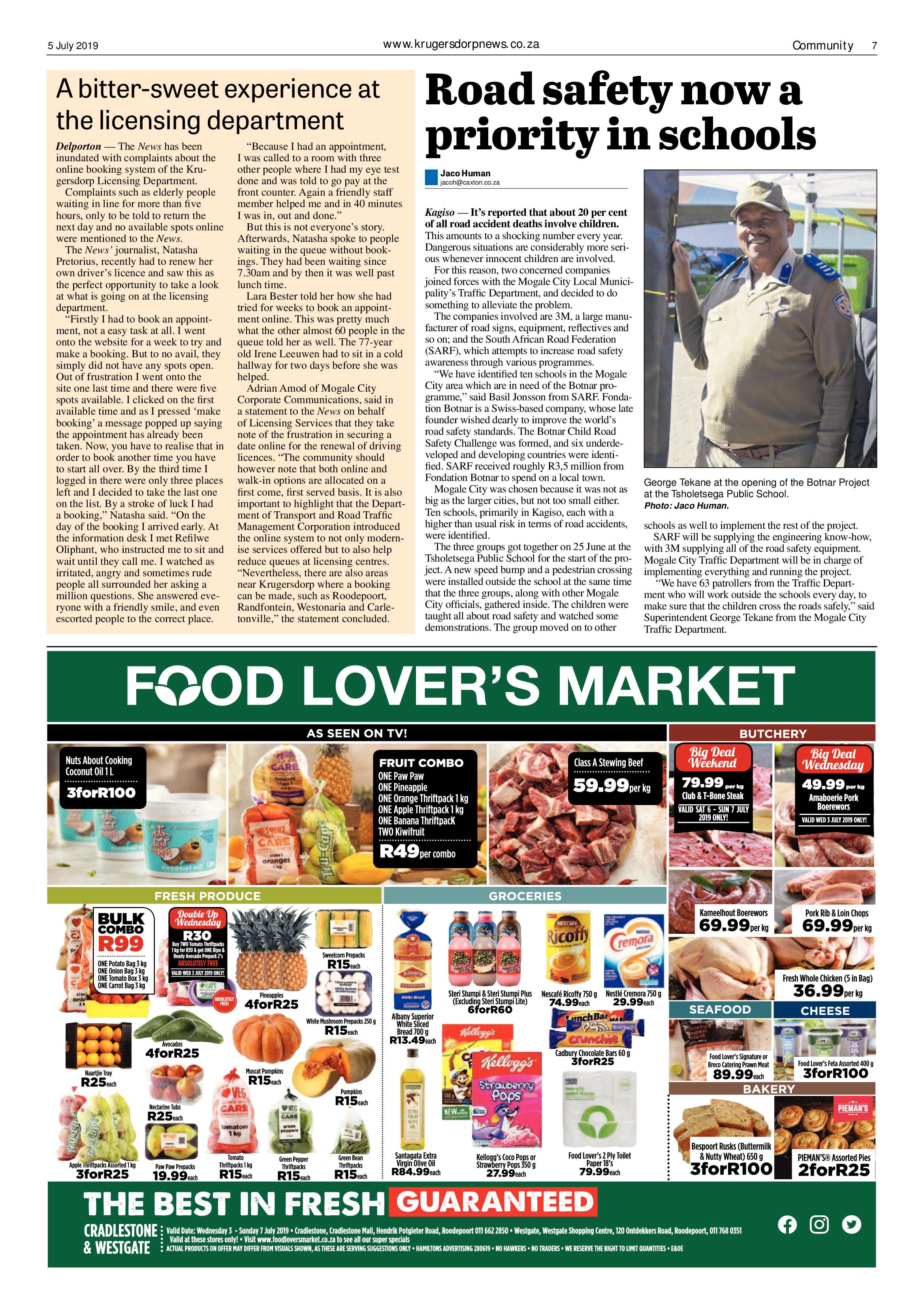 Krugersdorp News 5 July 2019 page 7