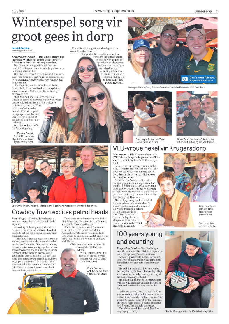 Krugersdorp News 5 July 2024 page 3