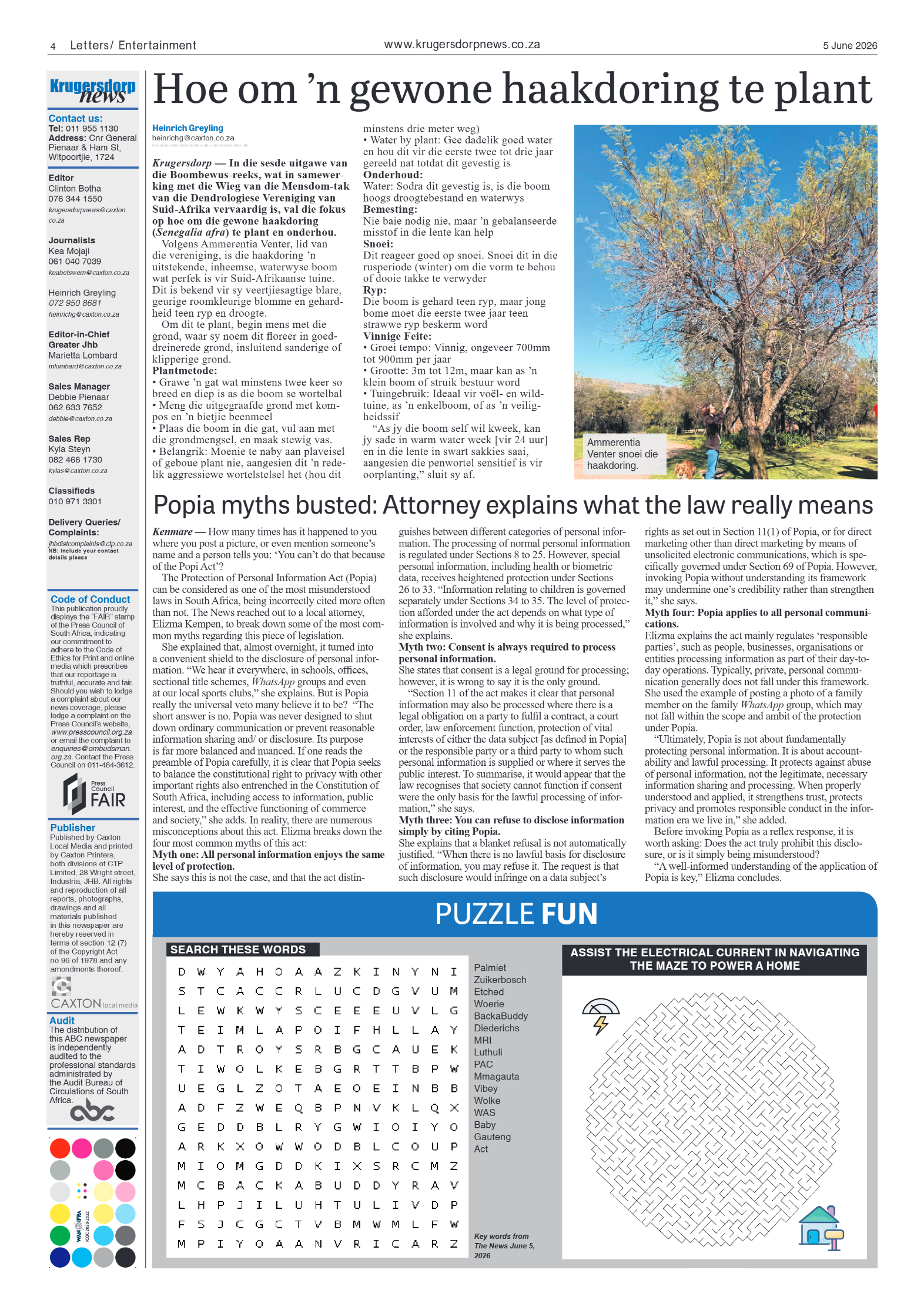 Krugersdorp News 5 June 2026 page 4