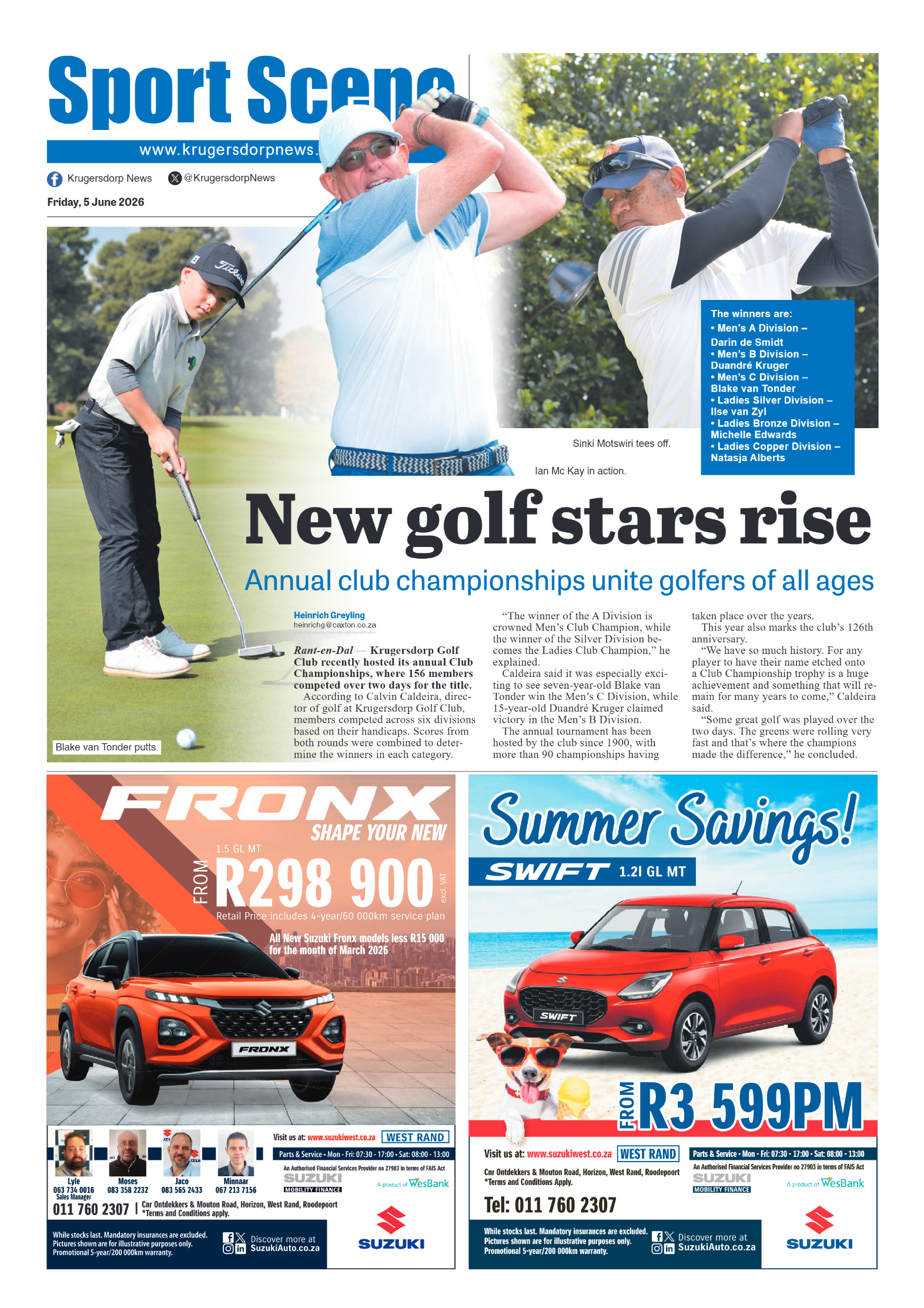 Krugersdorp News 5 June 2026 page 8