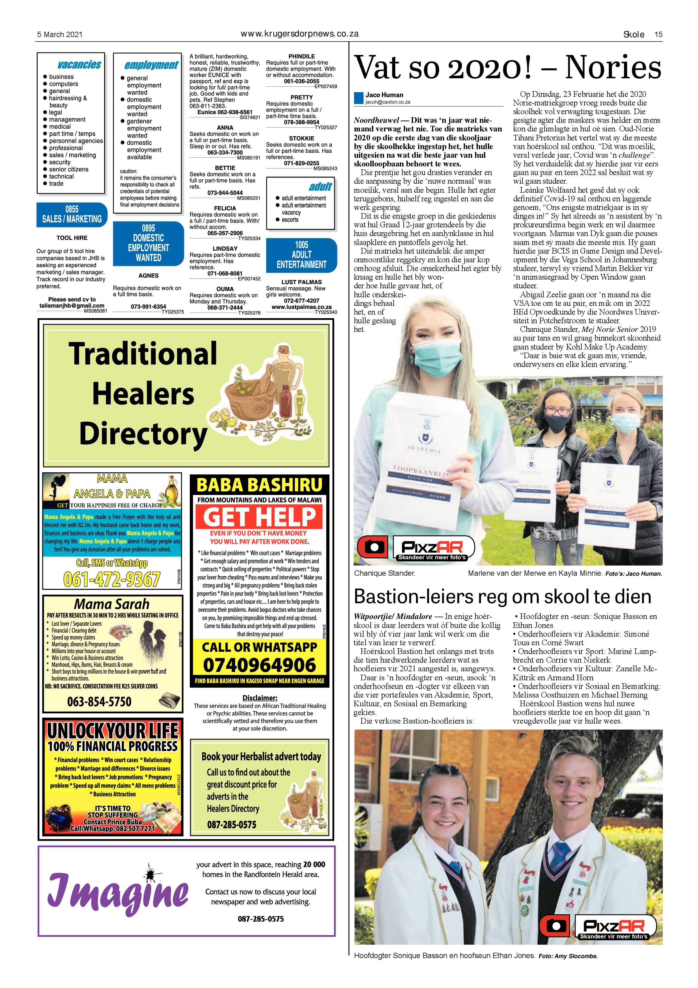 Krugersdorp News 5 March 2021 page 15