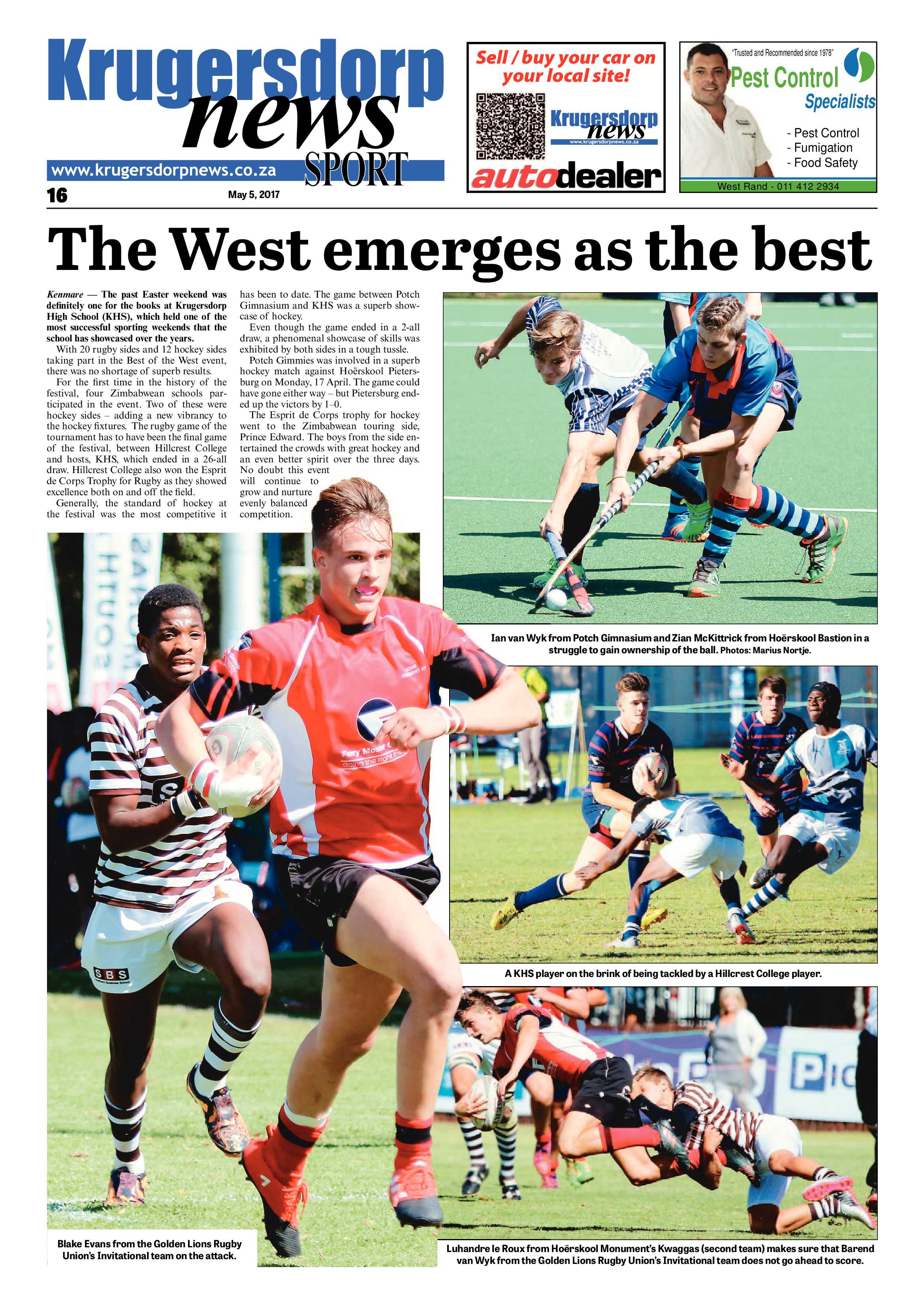 Krugerdorp News 5 May 2017 page 16