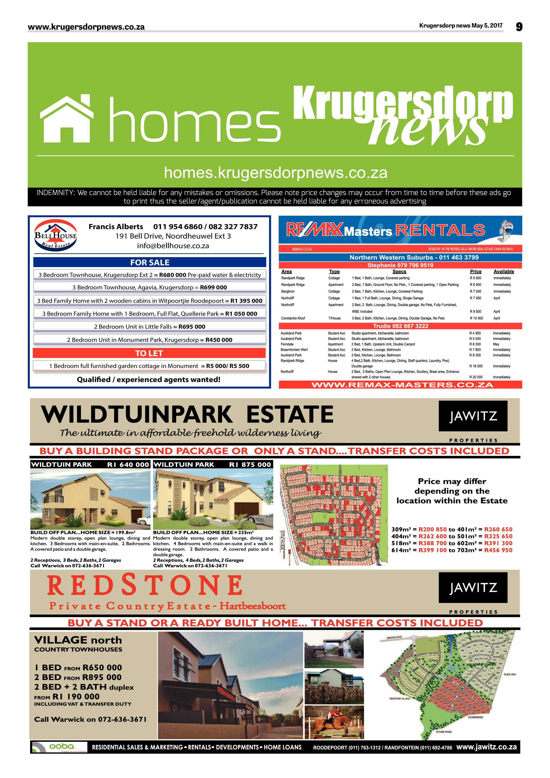 Krugerdorp News 5 May 2017 page 9
