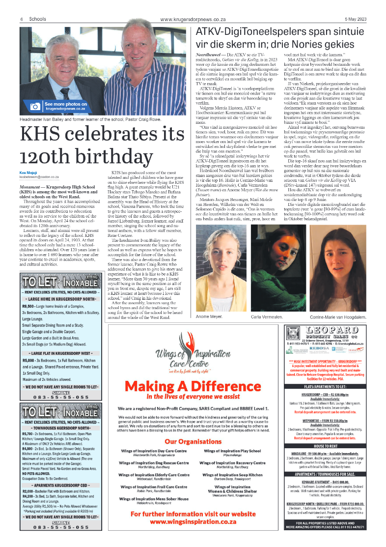 Krugersdorp News 5 May 2023 page 6